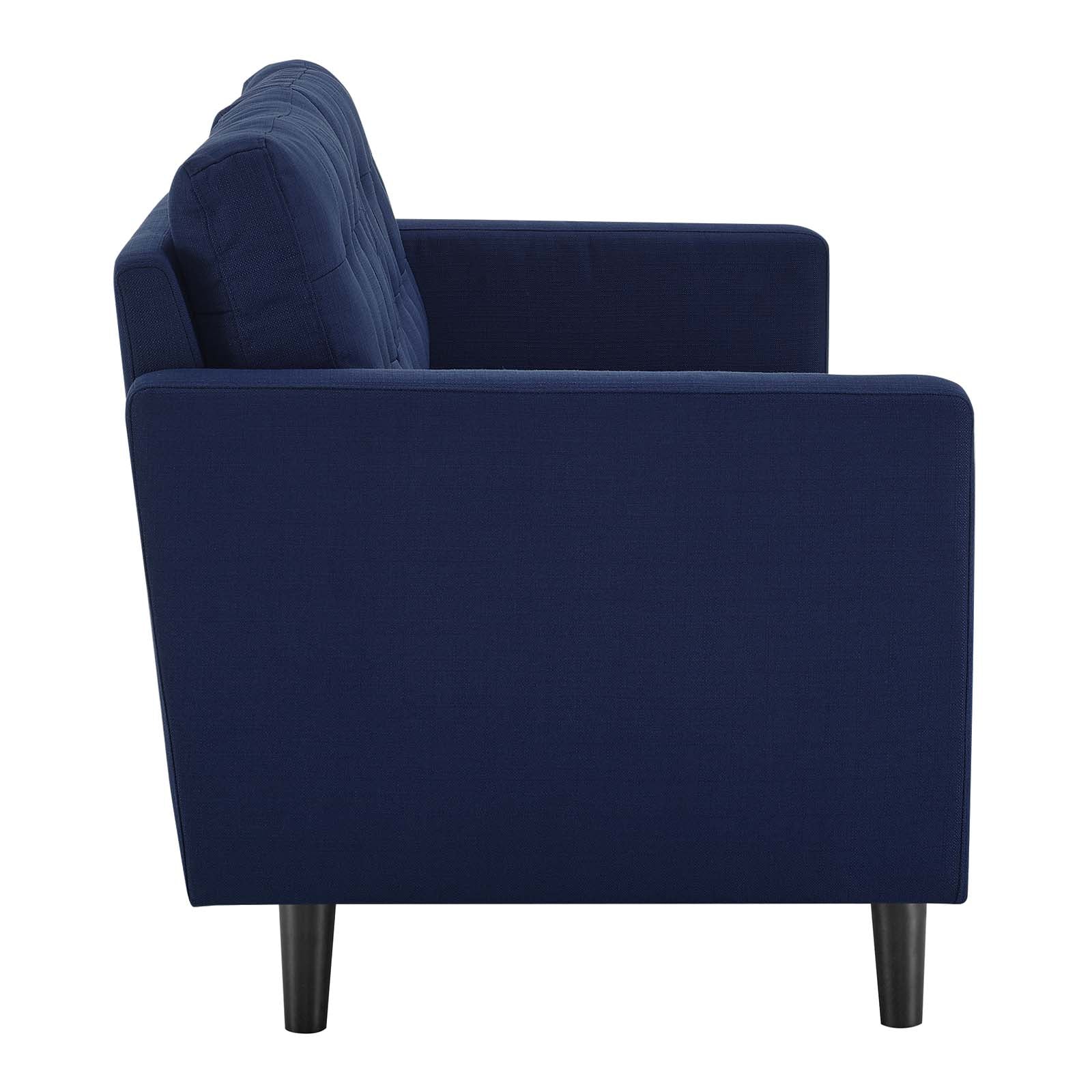 Modway Sofas & Couches - Exalt Tufted Fabric Sofa Royal Blue