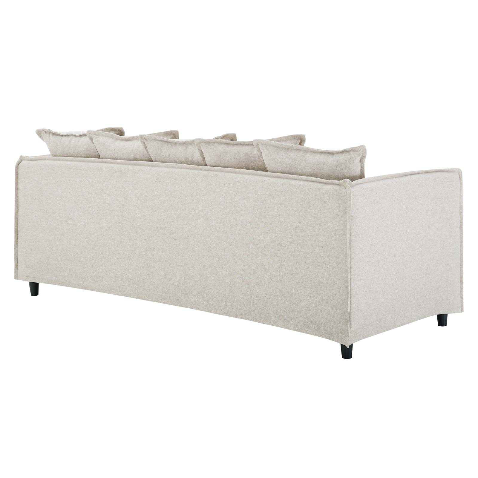Modway Sofas & Couches - Avalon Slipcover Fabric Sofa Beige