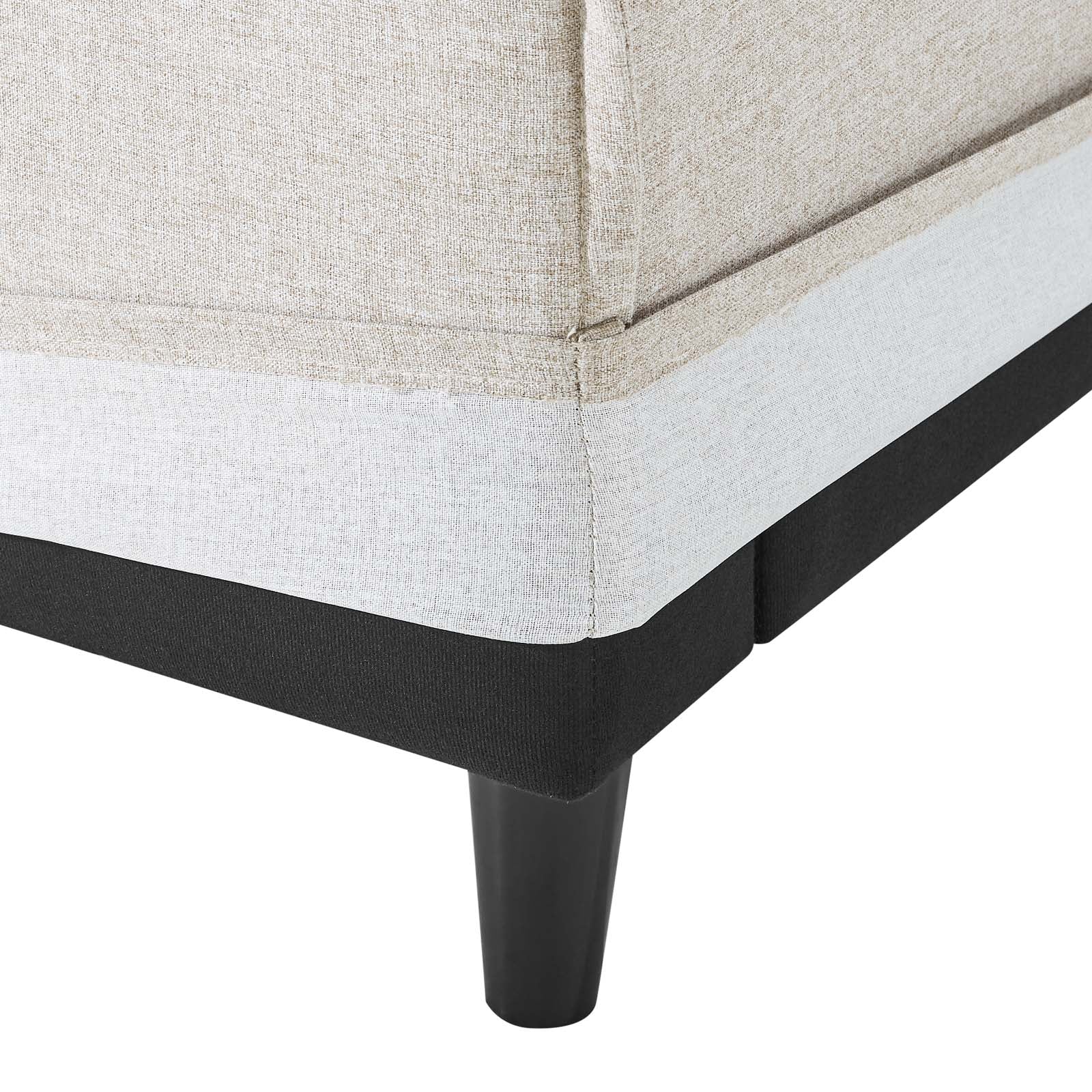 Modway Sofas & Couches - Avalon Slipcover Fabric Sofa Beige