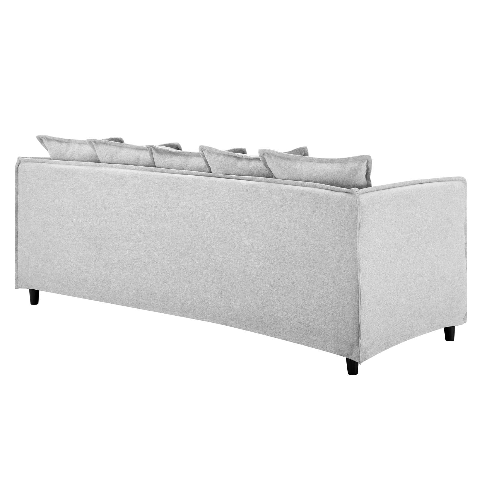 Modway Sofas & Couches - Avalon Slipcover Fabric Sofa Light Gray