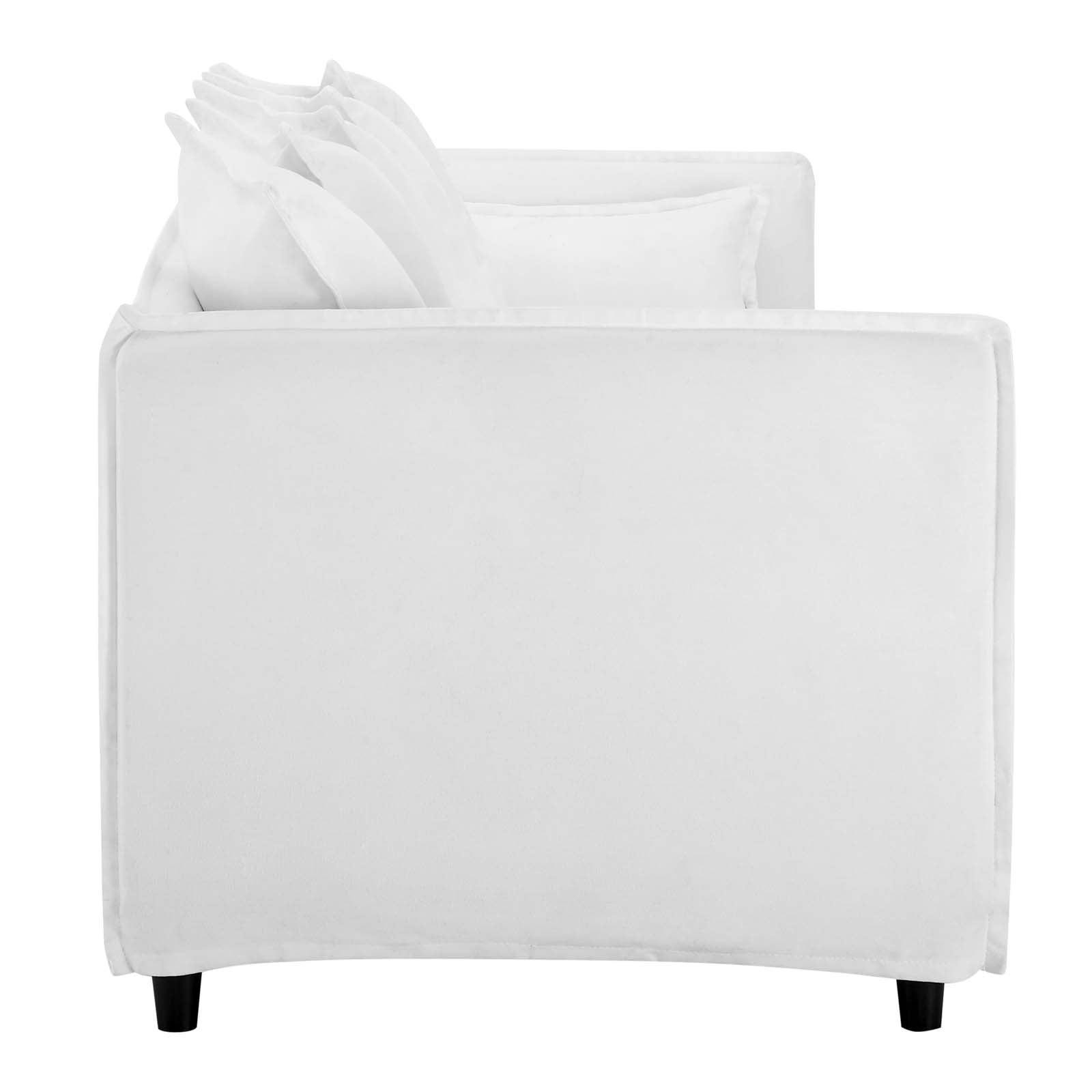 Modway Sofas & Couches - Avalon Slipcover Fabric Sofa White