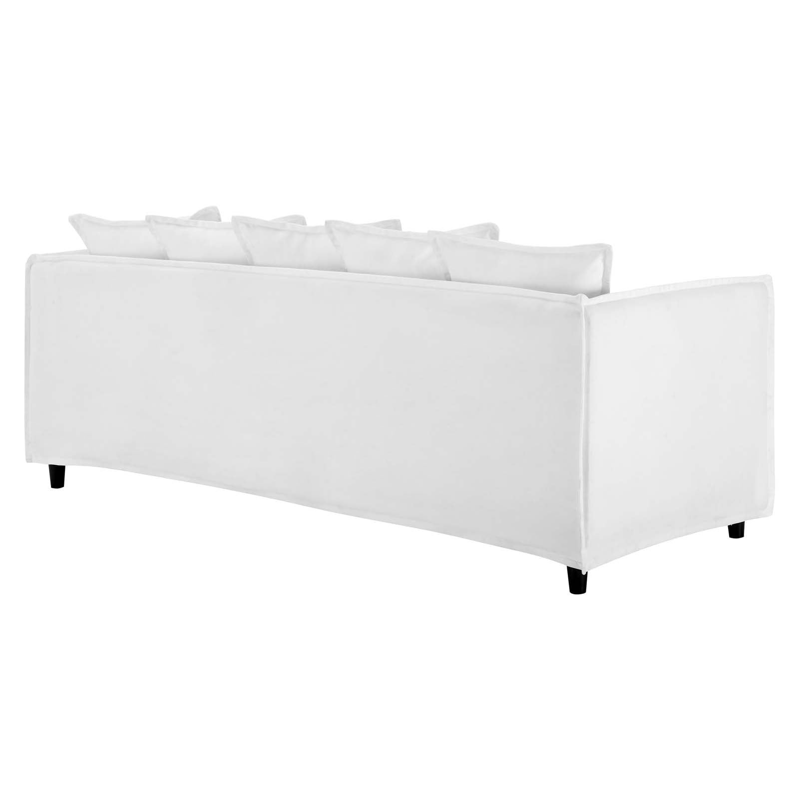 Modway Sofas & Couches - Avalon Slipcover Fabric Sofa White
