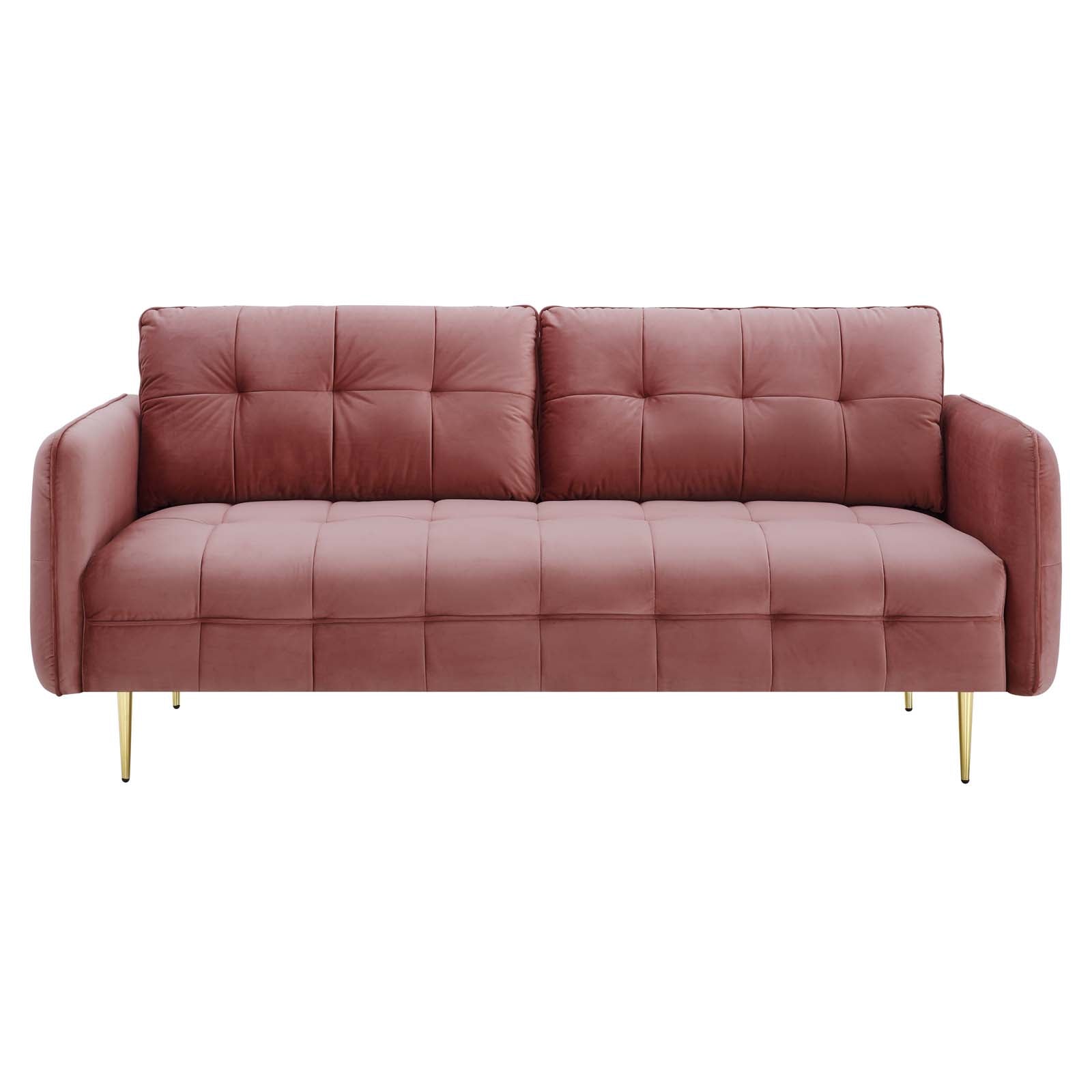 Modway Sofas & Couches - Cameron Tufted Performance Velvet Sofa Dusty Rose