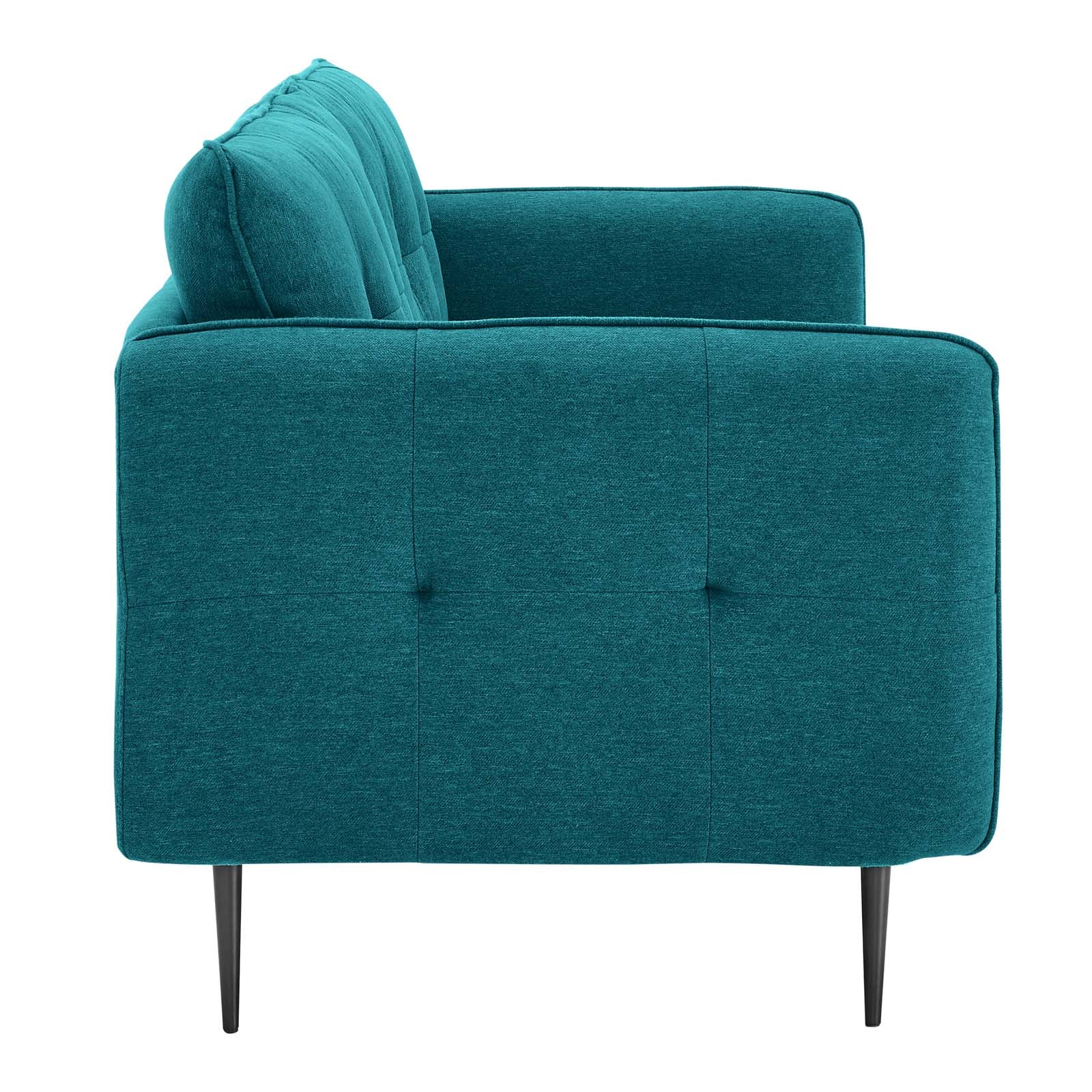 Modway Sofas & Couches - Cameron Tufted Fabric Sofa Teal