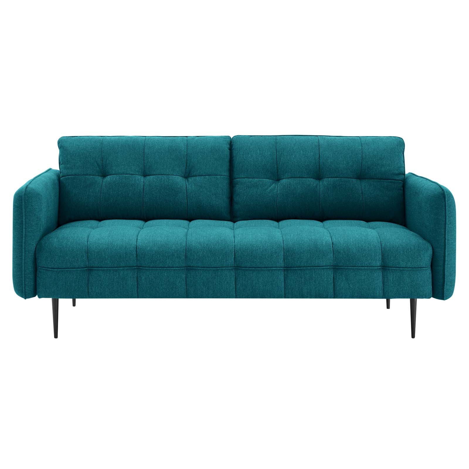 Modway Sofas & Couches - Cameron Tufted Fabric Sofa Teal