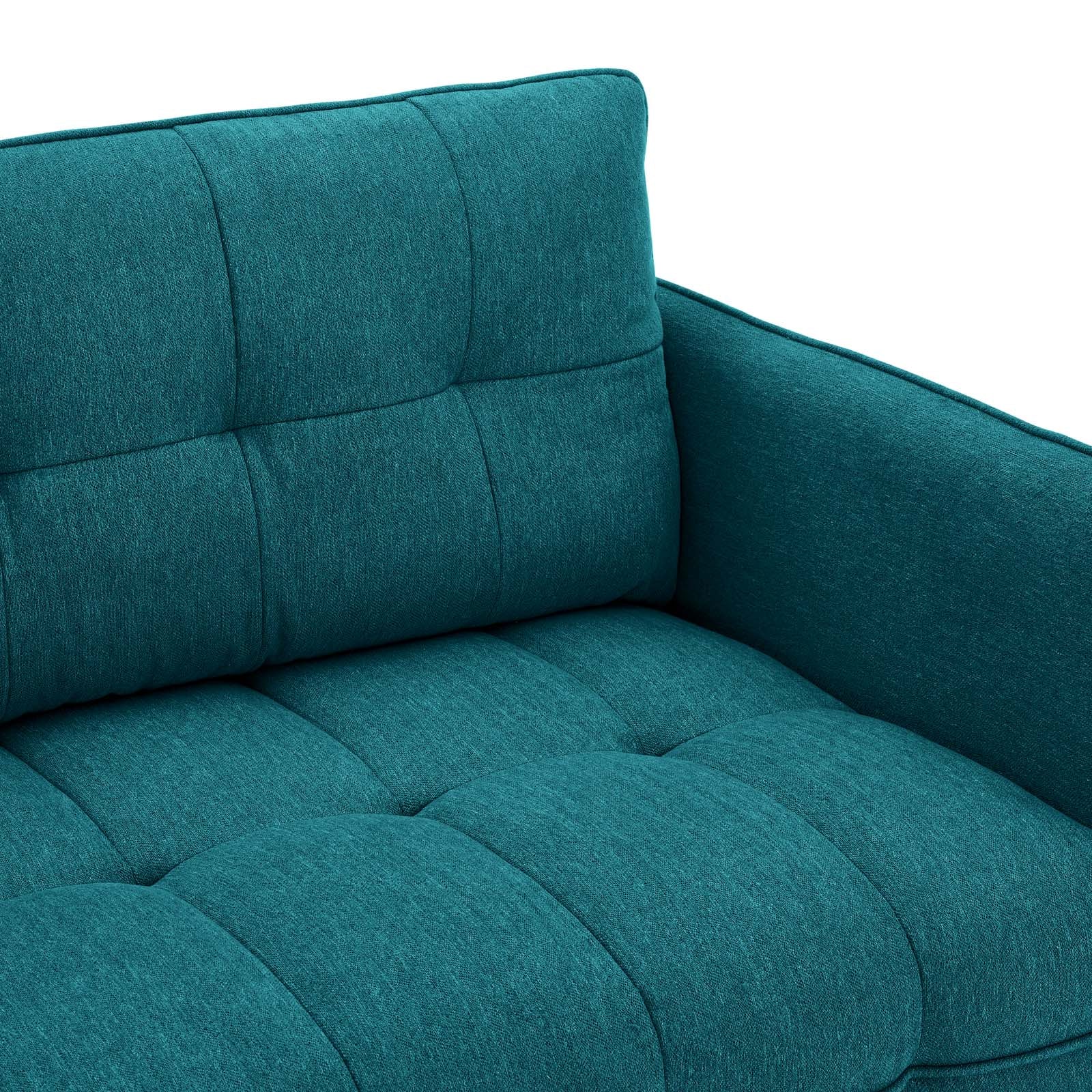 Modway Sofas & Couches - Cameron Tufted Fabric Sofa Teal