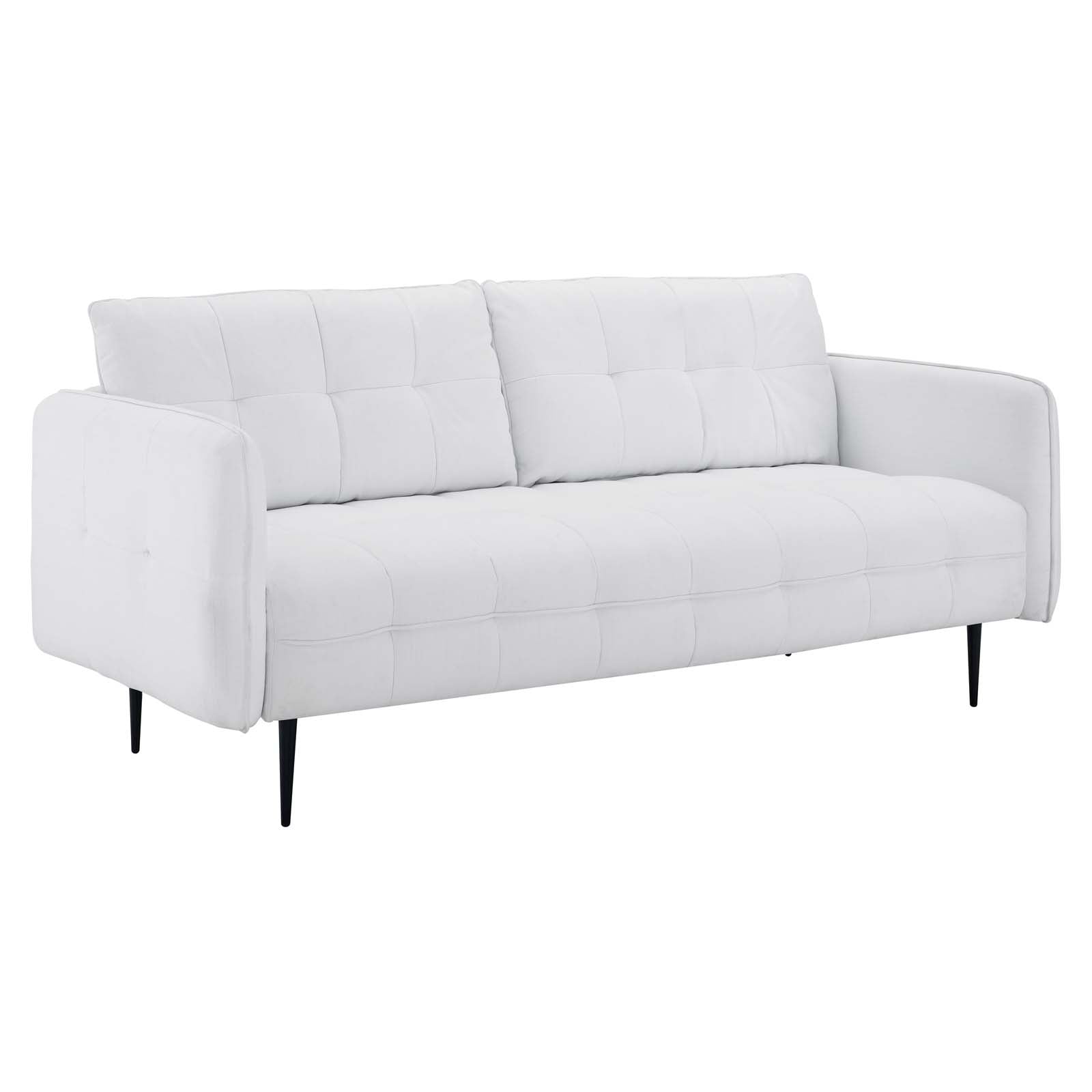 Modway Sofas & Couches - Cameron Tufted Fabric Sofa White