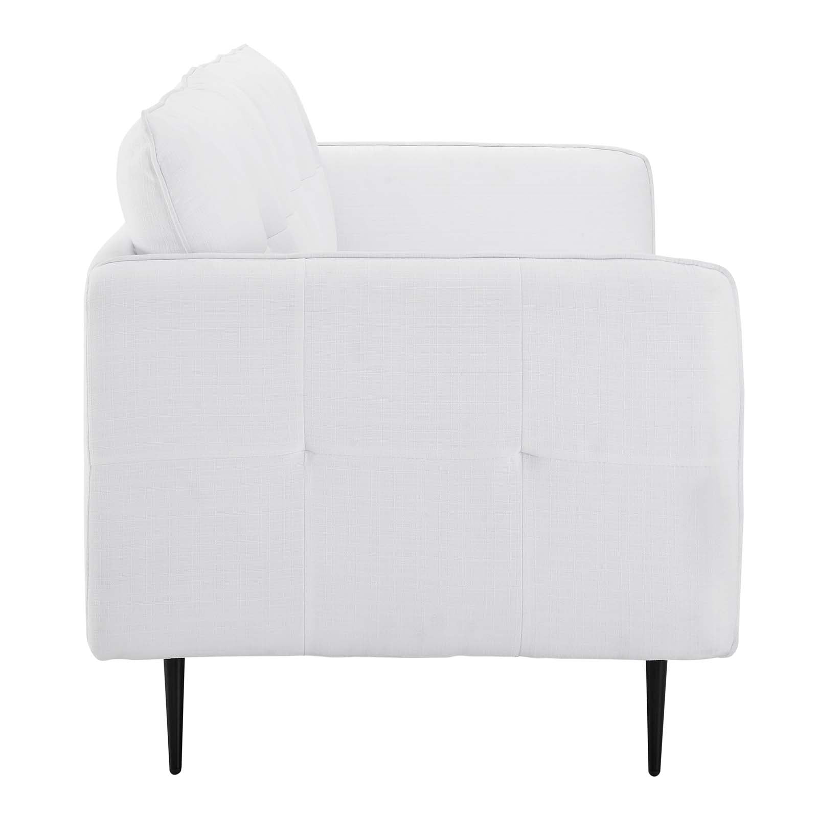 Modway Sofas & Couches - Cameron Tufted Fabric Sofa White
