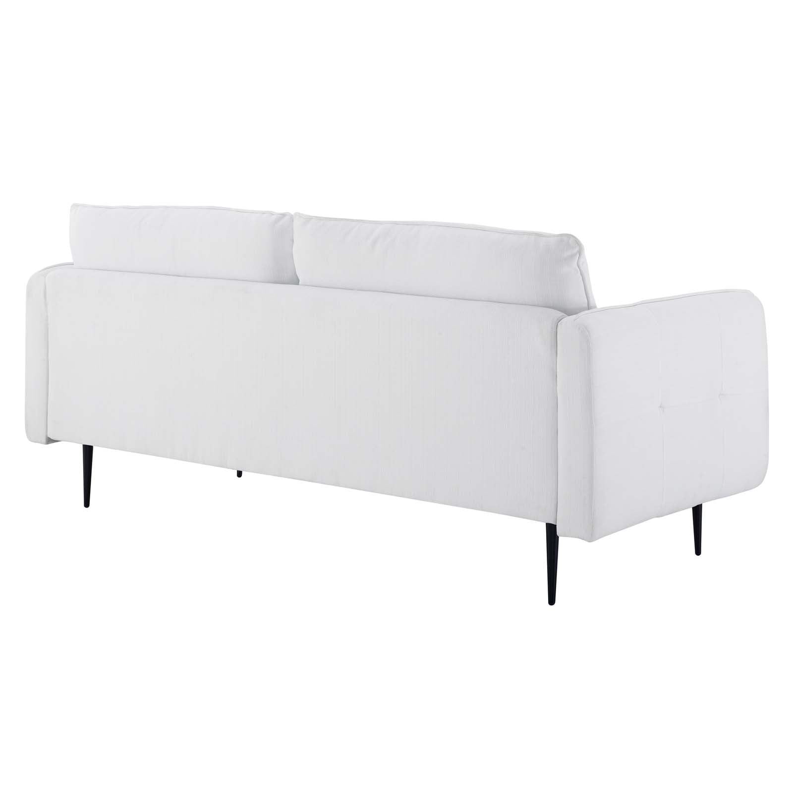 Modway Sofas & Couches - Cameron Tufted Fabric Sofa White