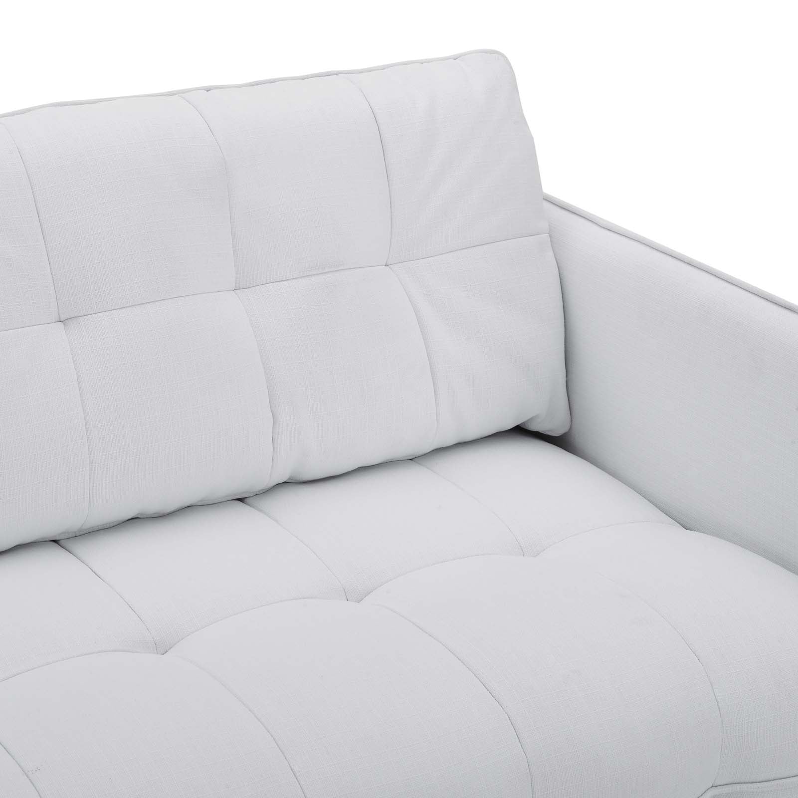 Modway Sofas & Couches - Cameron Tufted Fabric Sofa White