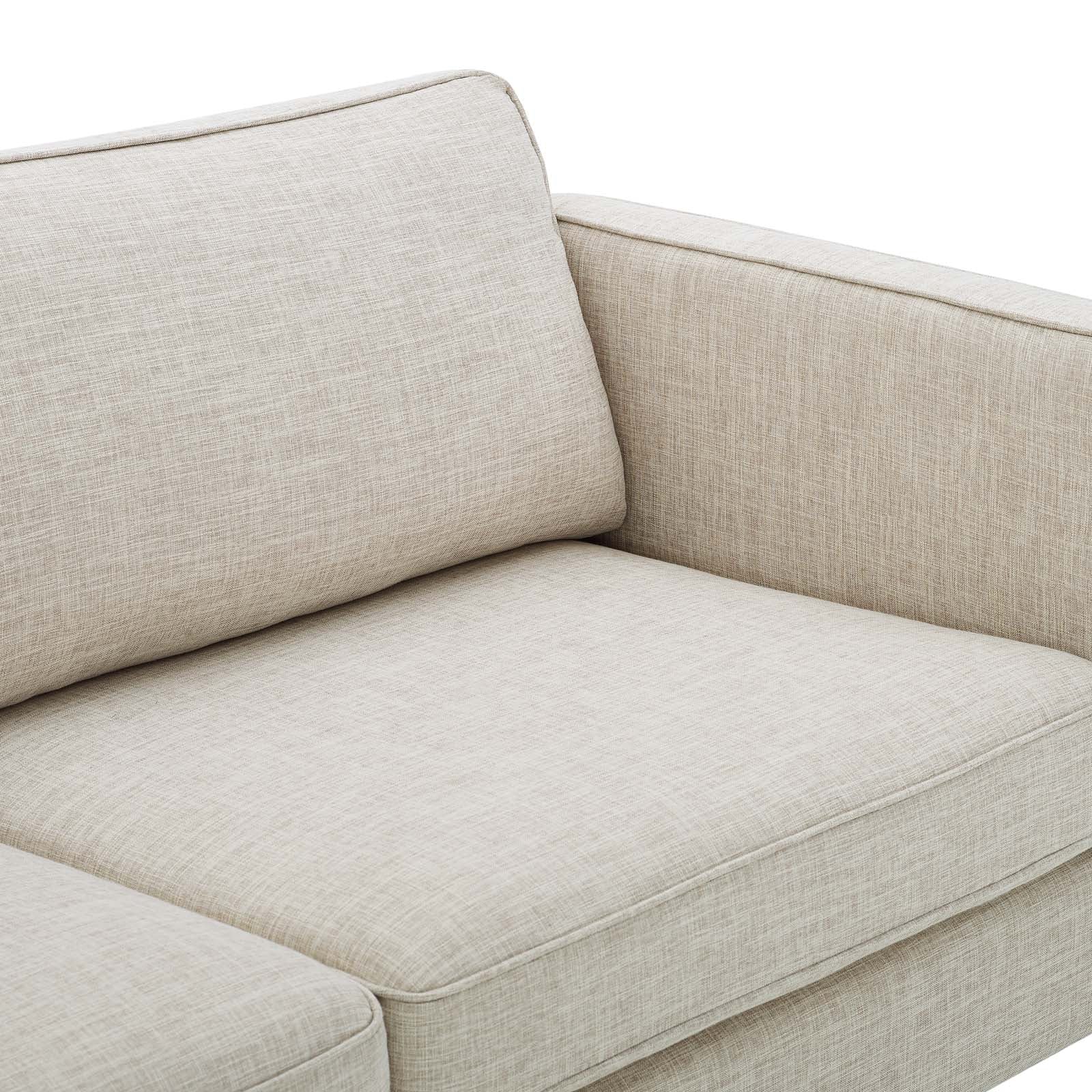 Modway Sofas & Couches - Kaiya Fabric Sofa Beige