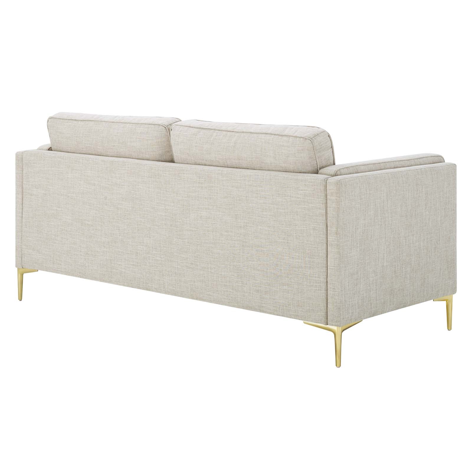 Modway Sofas & Couches - Kaiya Fabric Sofa Beige