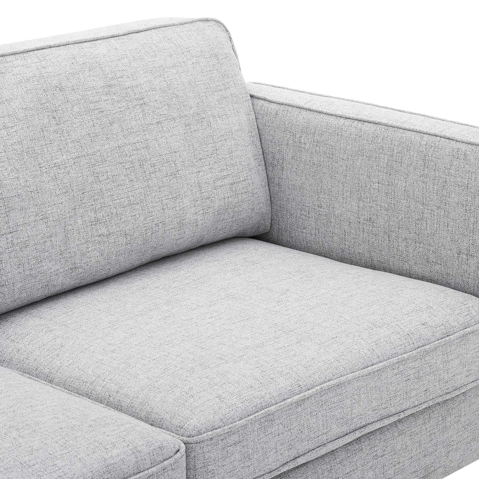 Modway Sofas & Couches - Kaiya Fabric Sofa Light Gray