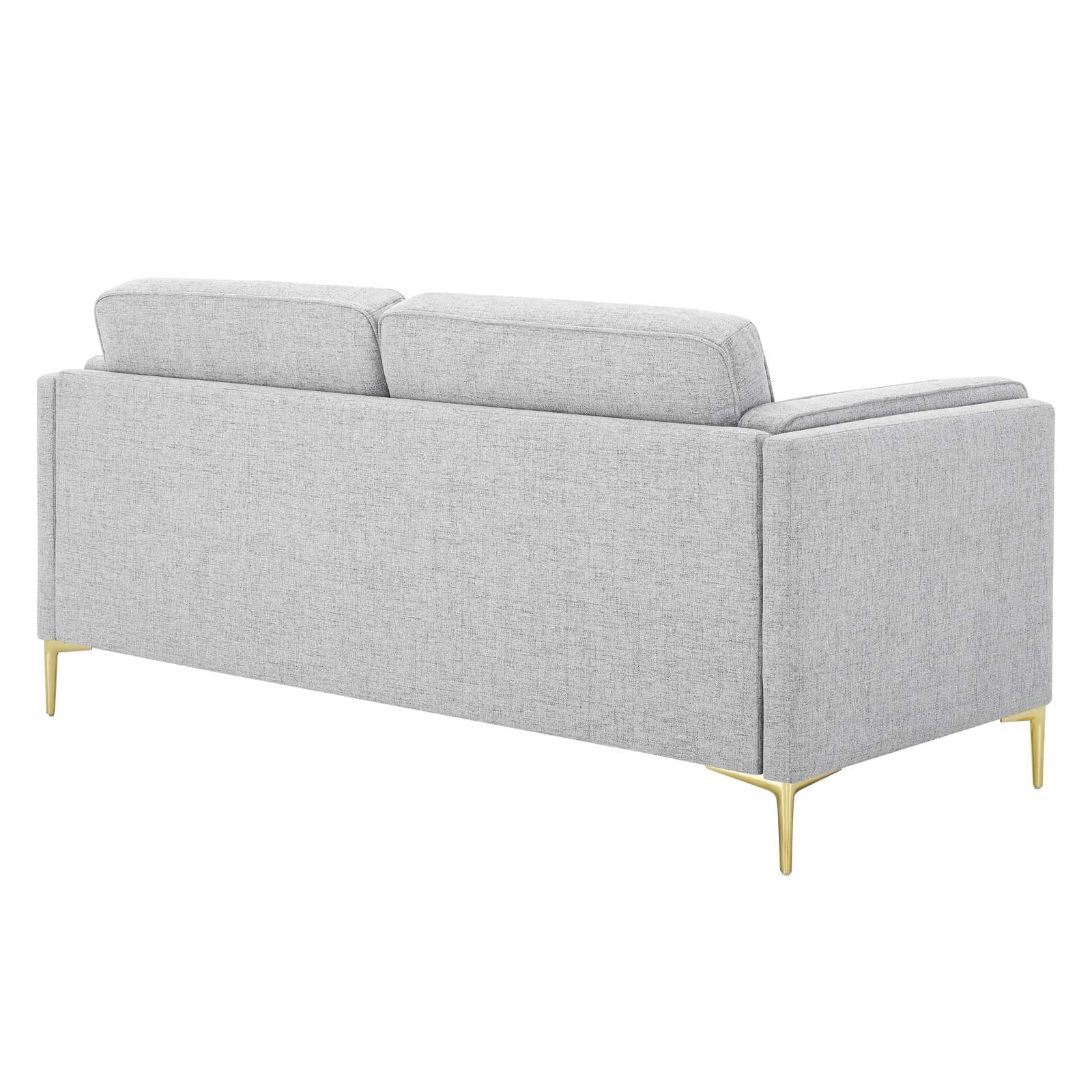 Modway Sofas & Couches - Kaiya Fabric Sofa Light Gray