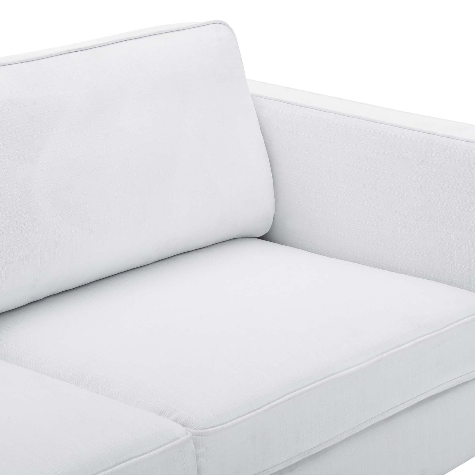 Modway Sofas & Couches - Kaiya Fabric Sofa White