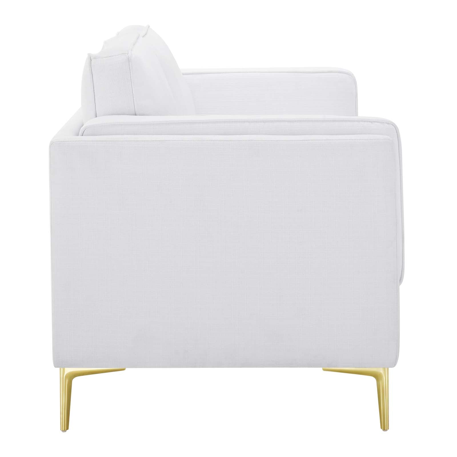 Modway Sofas & Couches - Kaiya Fabric Sofa White