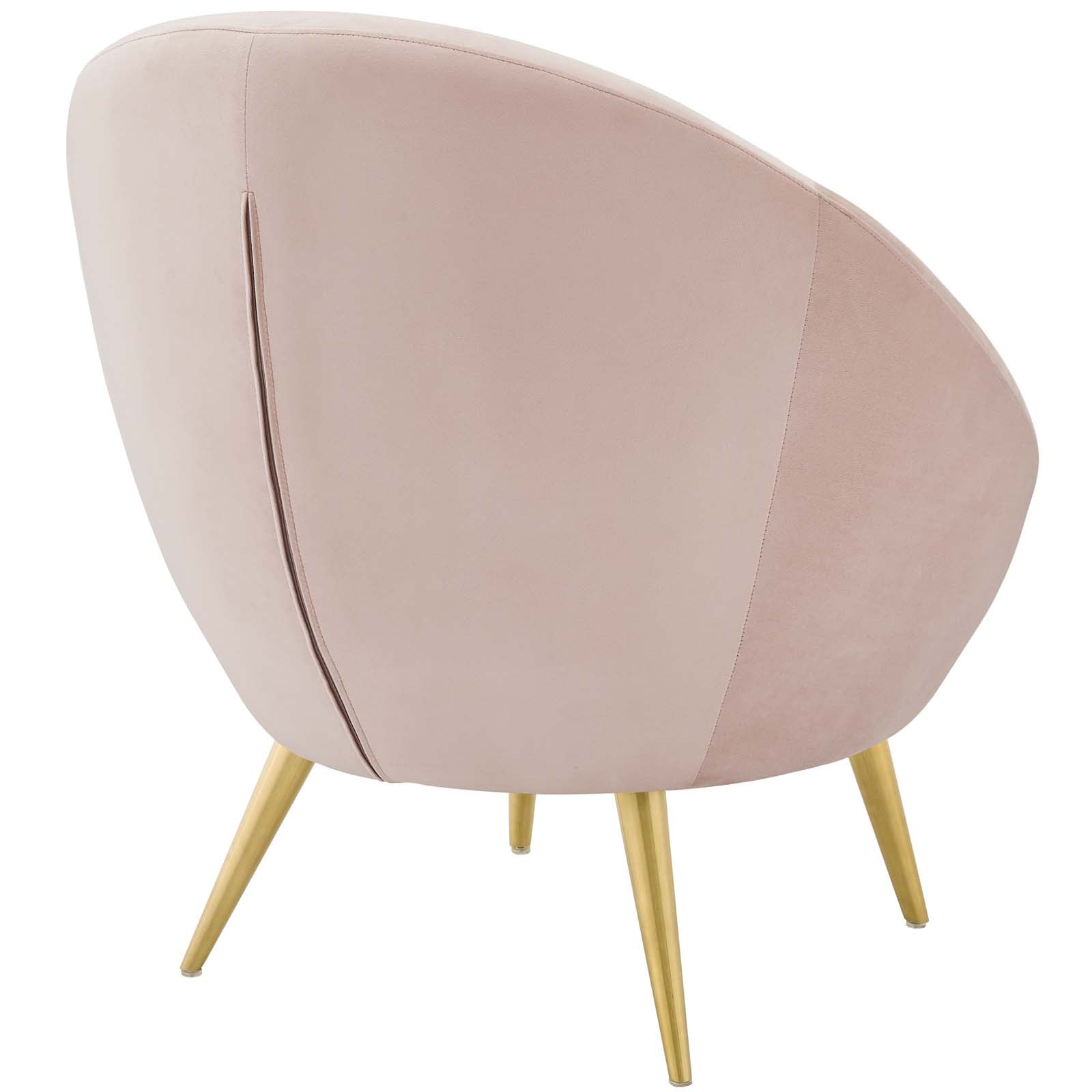 Modway Living Room Sets - Circuit Accent Chair Performance Velvet Set of 2 Pink