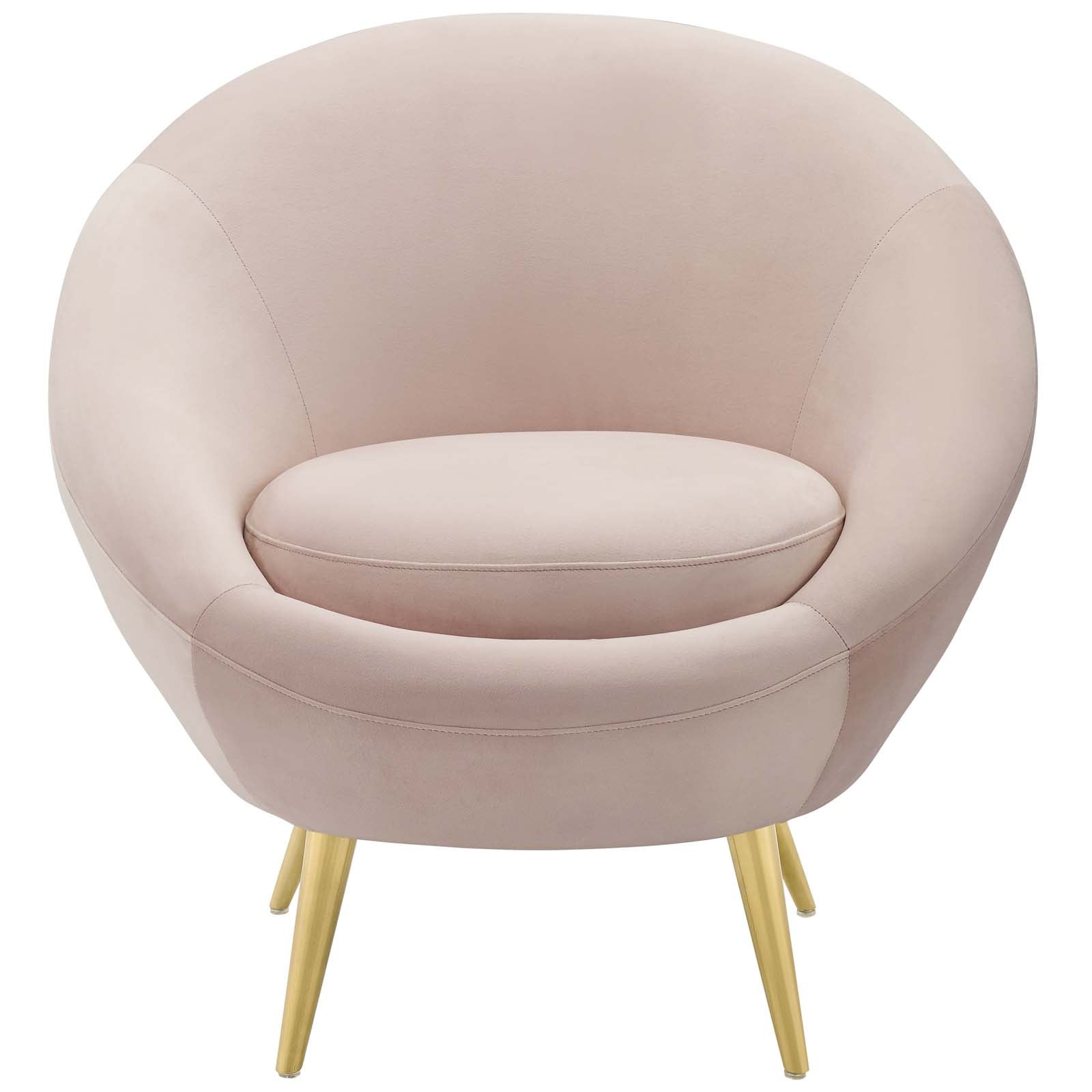 Modway Living Room Sets - Circuit Accent Chair Performance Velvet Set of 2 Pink
