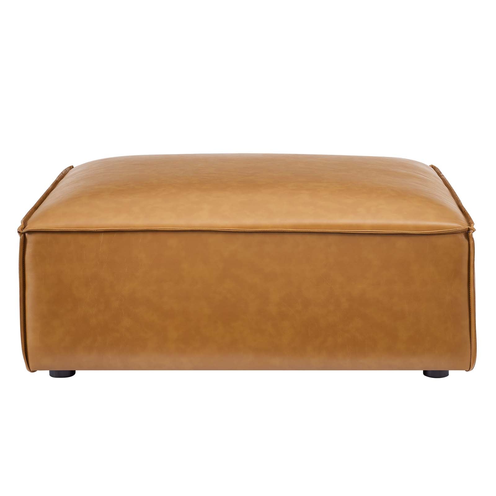 Modway Ottomans & Stools - Restore Vegan Leather Ottoman Tan