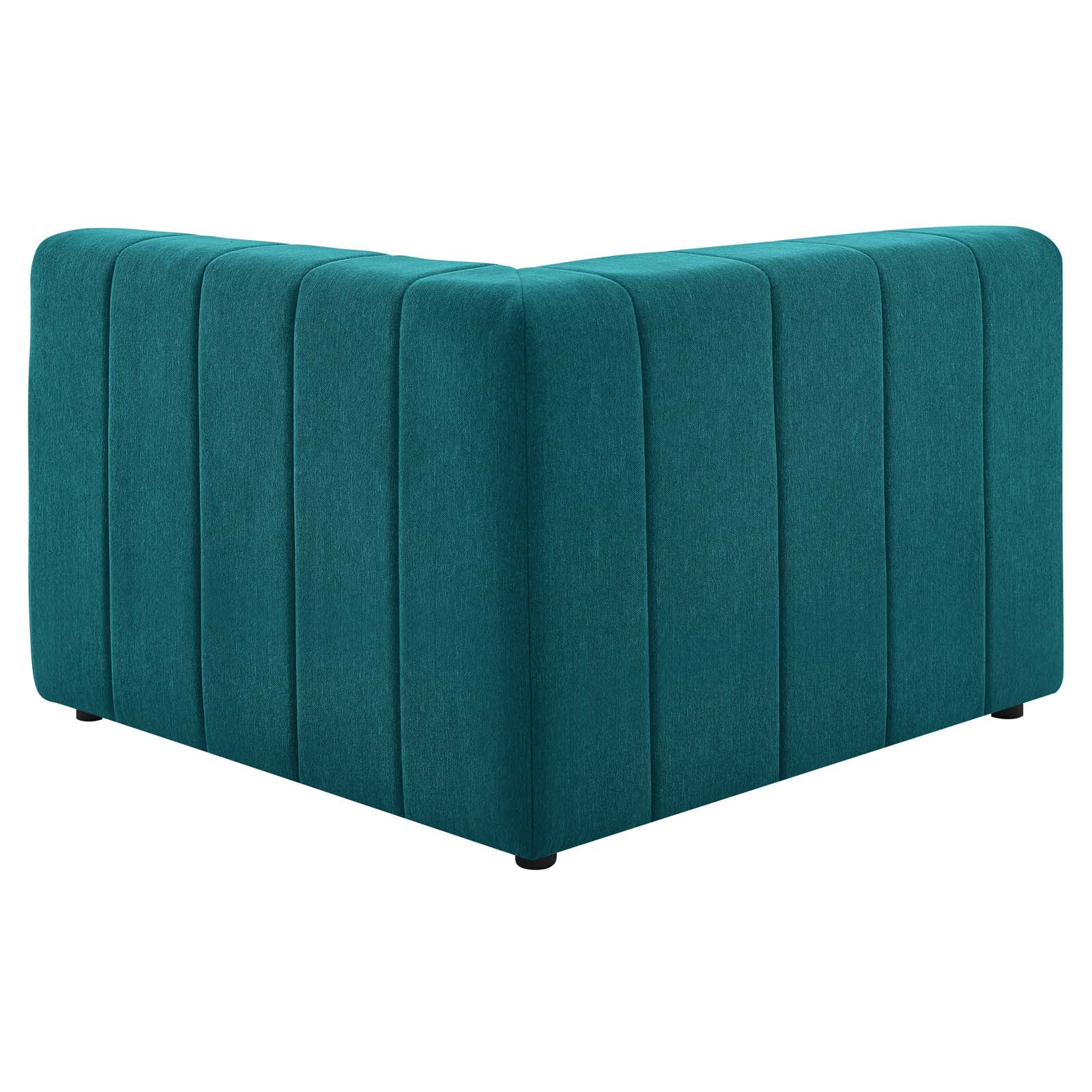 Modway Sofas & Couches - Bartlett Upholstered Fabric 3-Piece Sofa Teal