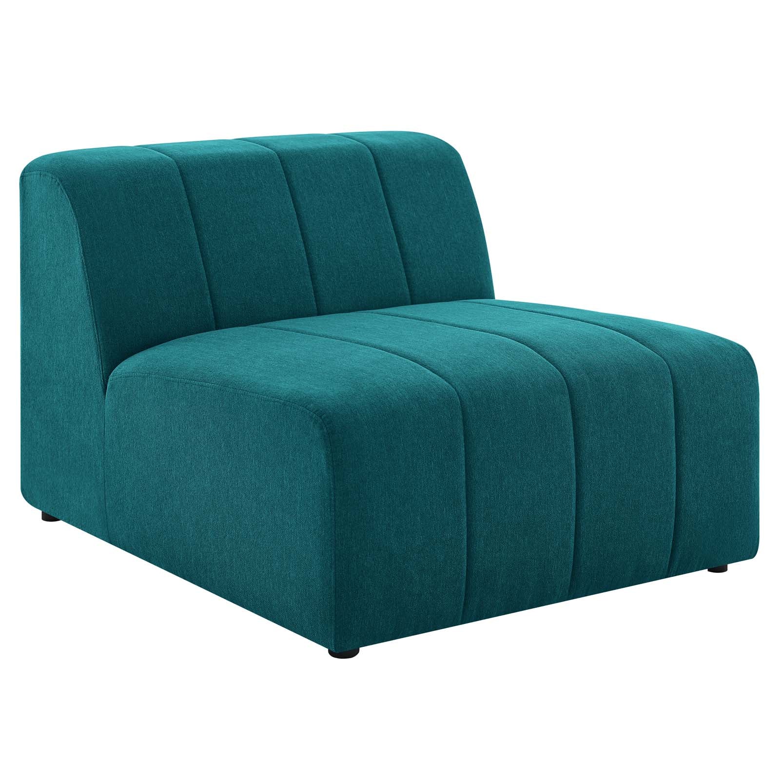 Modway Sofas & Couches - Bartlett Upholstered Fabric 3-Piece Sofa Teal