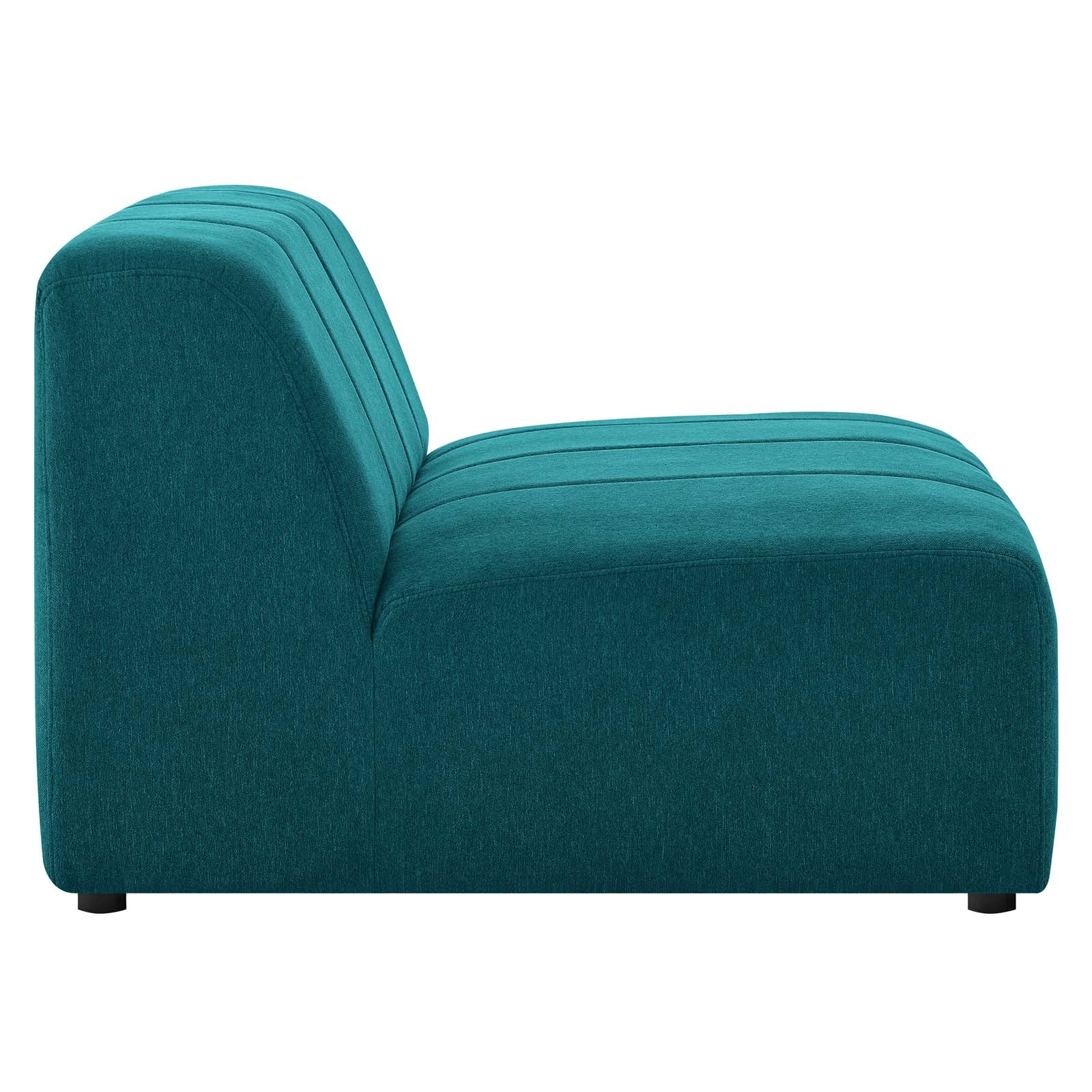 Modway Sofas & Couches - Bartlett Upholstered Fabric 3-Piece Sofa Teal