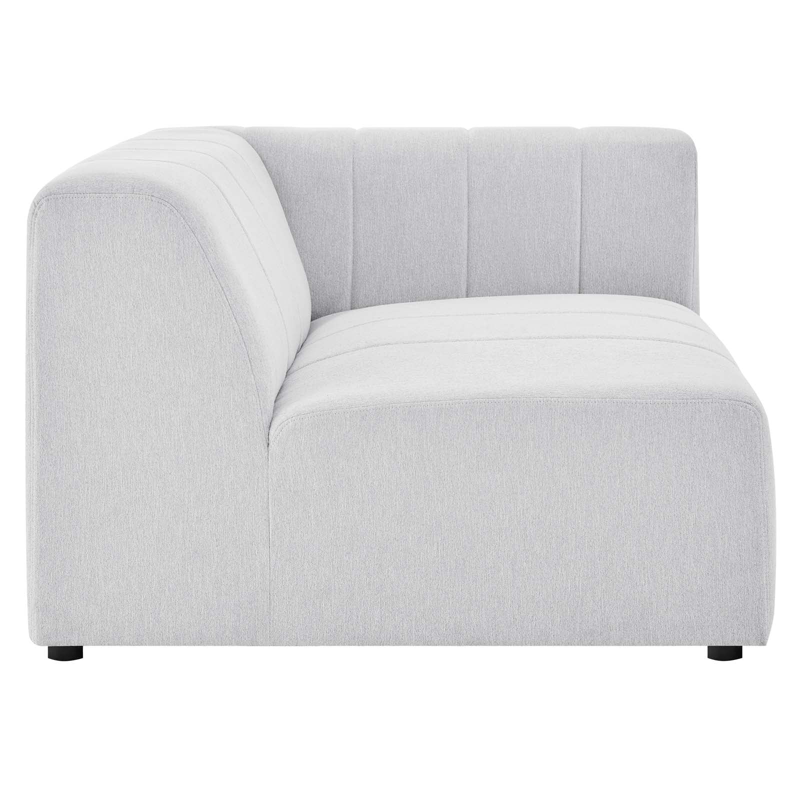 Modway Sectional Sofas - Bartlett Upholstered Fabric 4-Piece Sectional Sofa Ivory