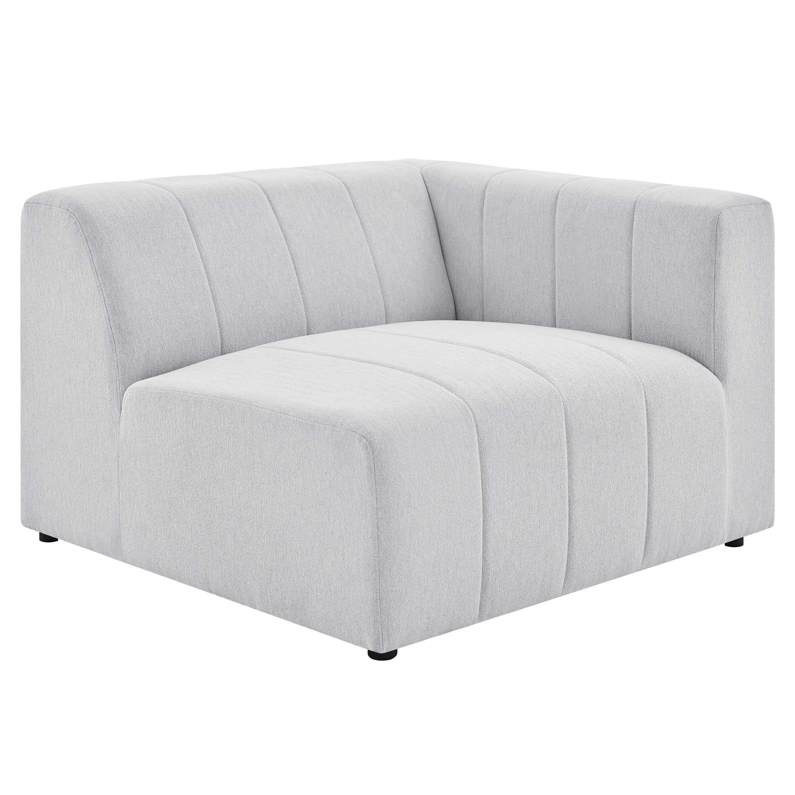 Modway Sectional Sofas - Bartlett Upholstered Fabric 27.5 " H 5-Piece Sectional Sofa Ivory