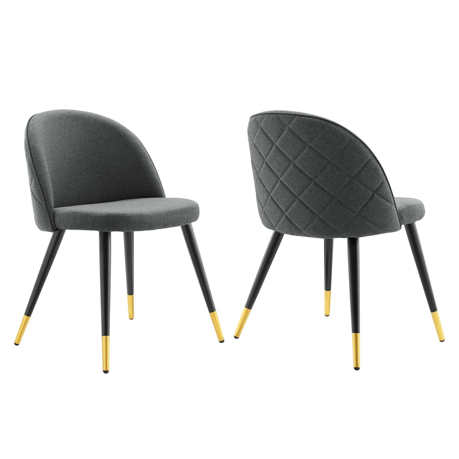 Modway Dining Chairs - Cordial-Dining-Chairs---Set-of-2-Gray