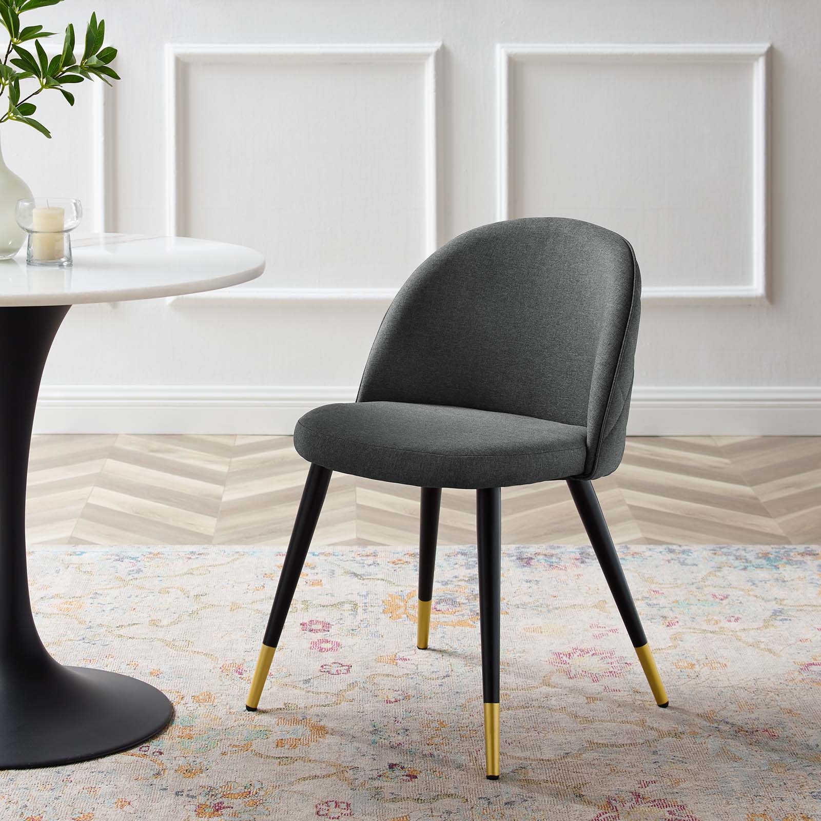 Modway Dining Chairs - Cordial-Dining-Chairs---Set-of-2-Gray