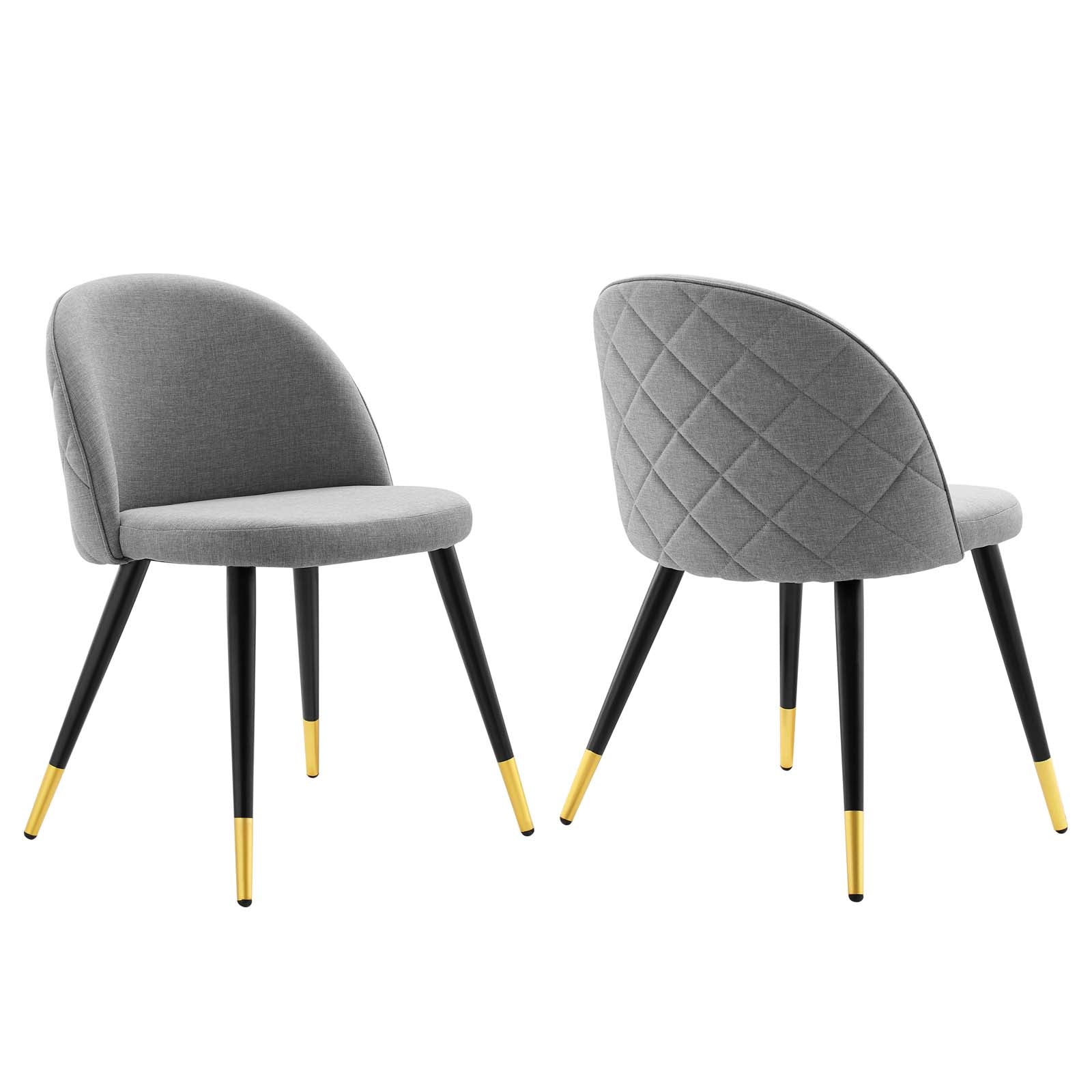 Modway Dining Chairs - Cordial-Dining-Chairs---Set-of-2-Light-Gray