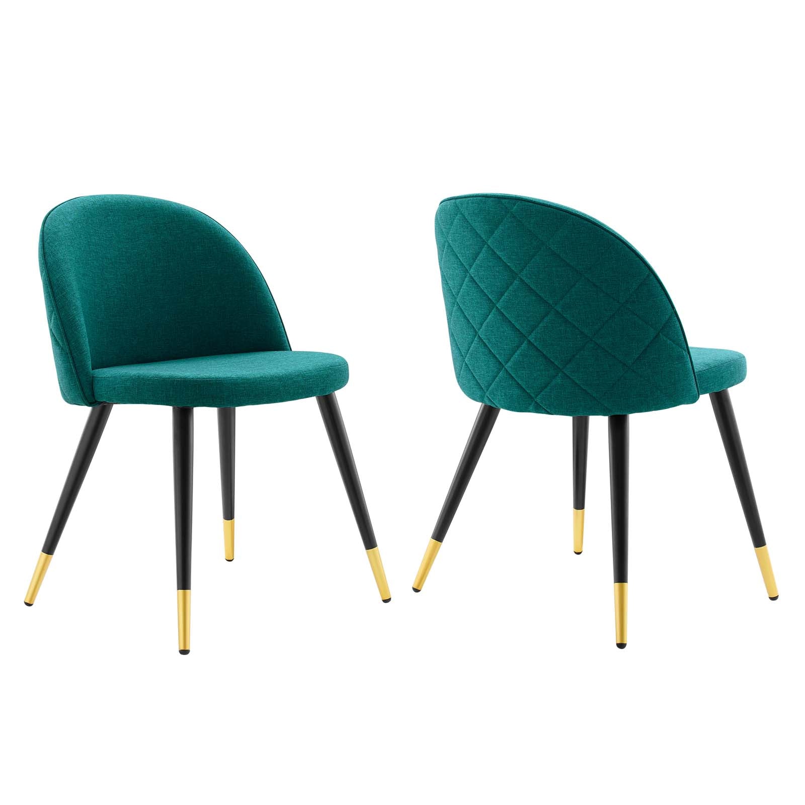 Modway Dining Chairs - Cordial-Dining-Chairs---Set-of-2-Teal