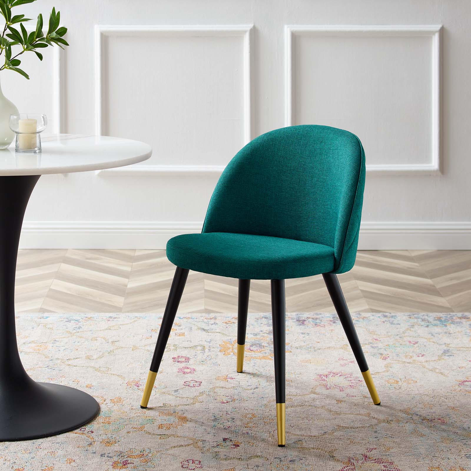 Modway Dining Chairs - Cordial-Dining-Chairs---Set-of-2-Teal