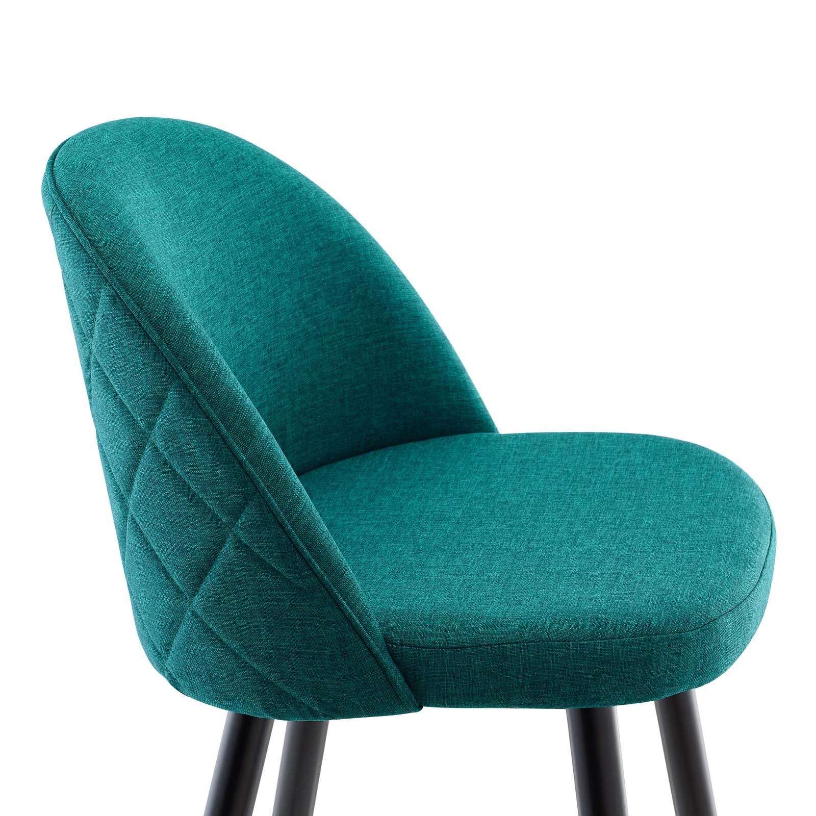 Modway Barstools - Cordial-Fabric-Bar-Stools---Set-of-2-Teal