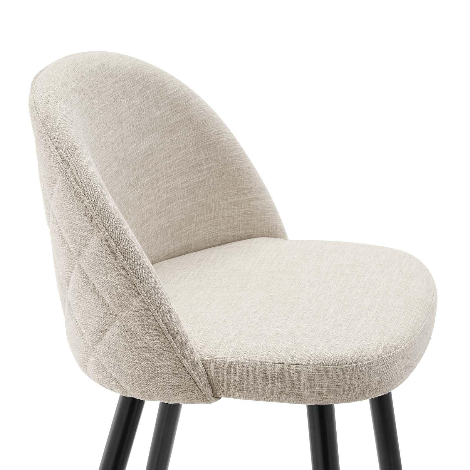 Modway Barstools - Cordial Fabric Counter Stools - ( Set of 2 ) Beige