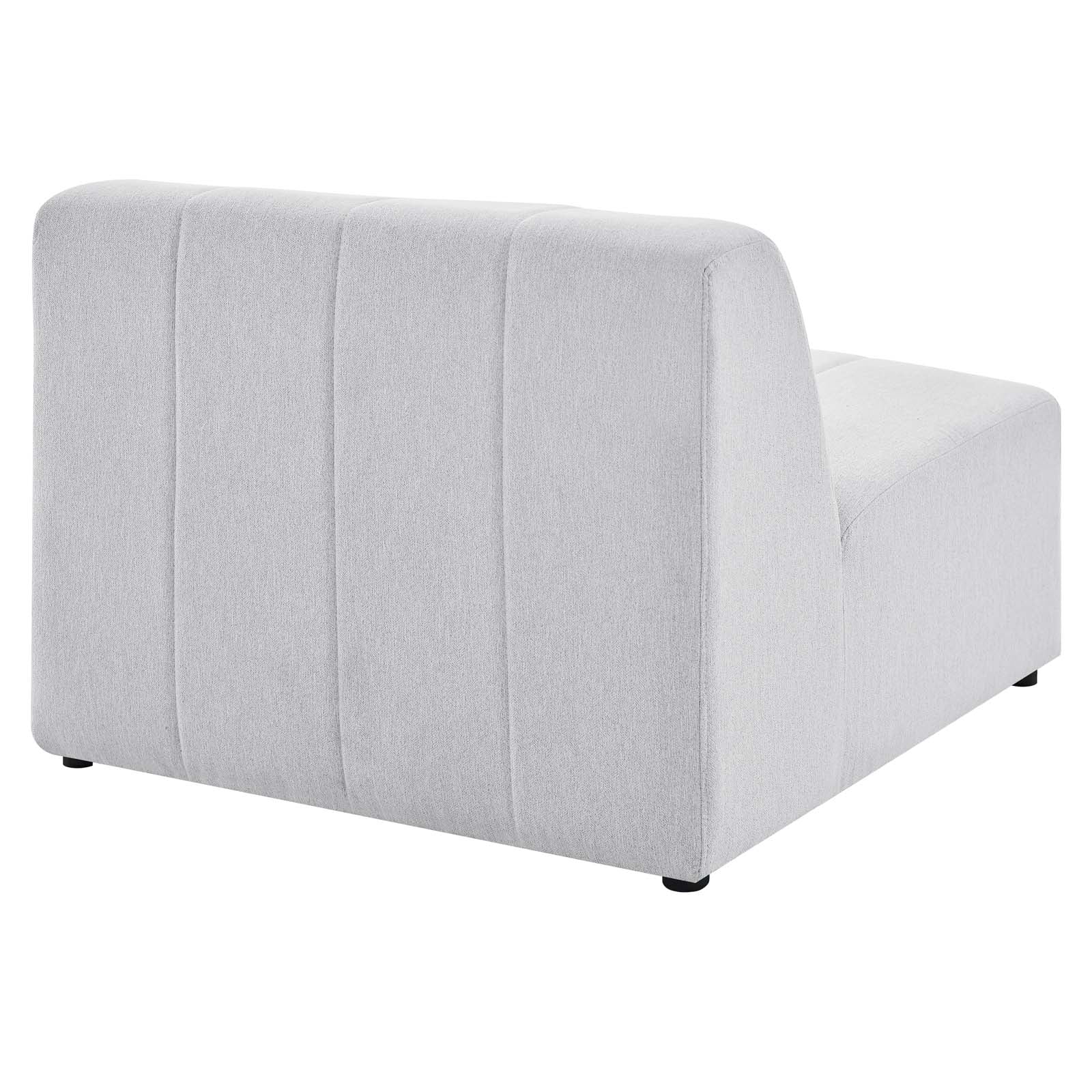 Modway Sectional Sofas - Bartlett Upholstered Fabric 6-Piece Sectional Sofa Ivory