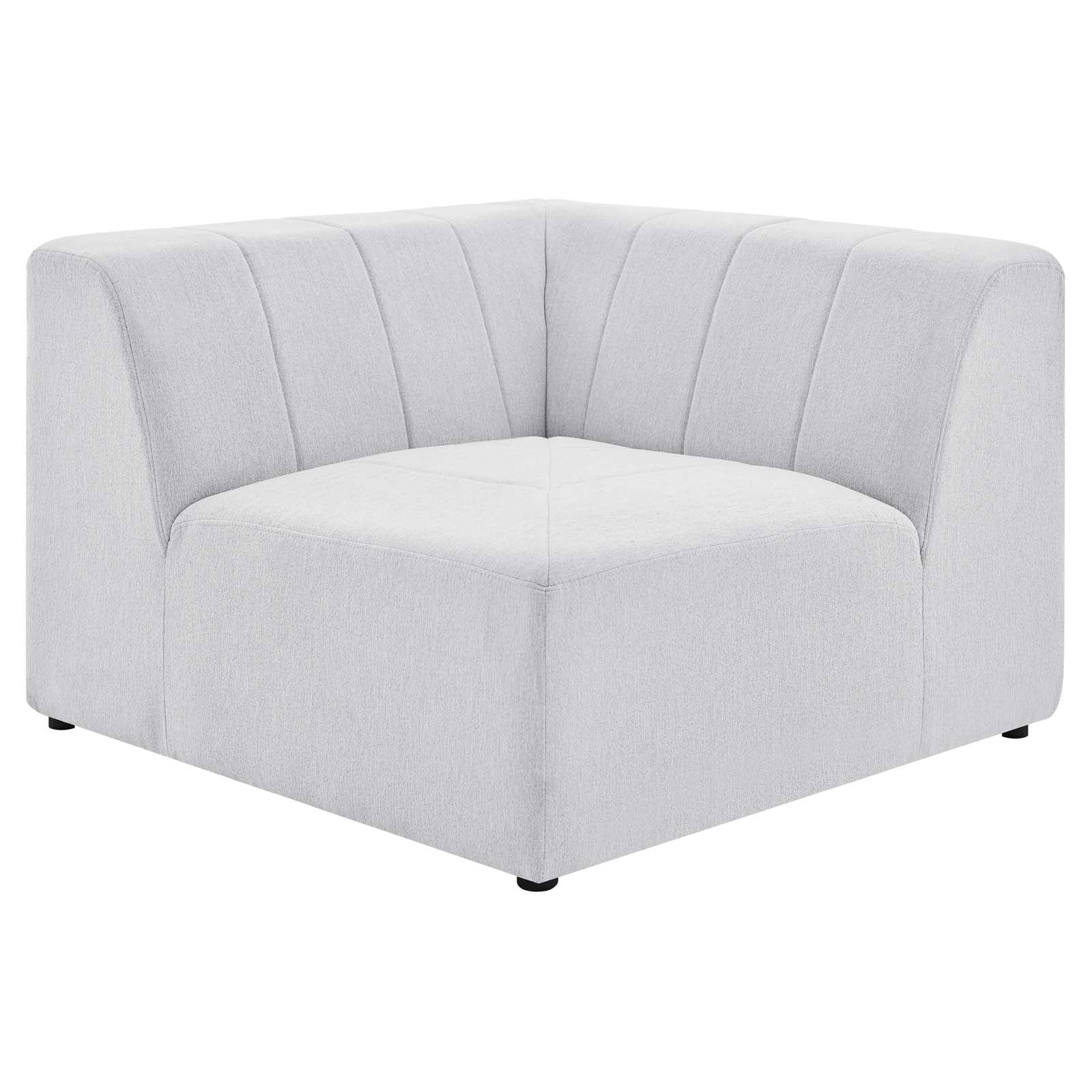 Modway Sectional Sofas - Bartlett Upholstered Fabric 8-Piece Sectional Sofa Ivory