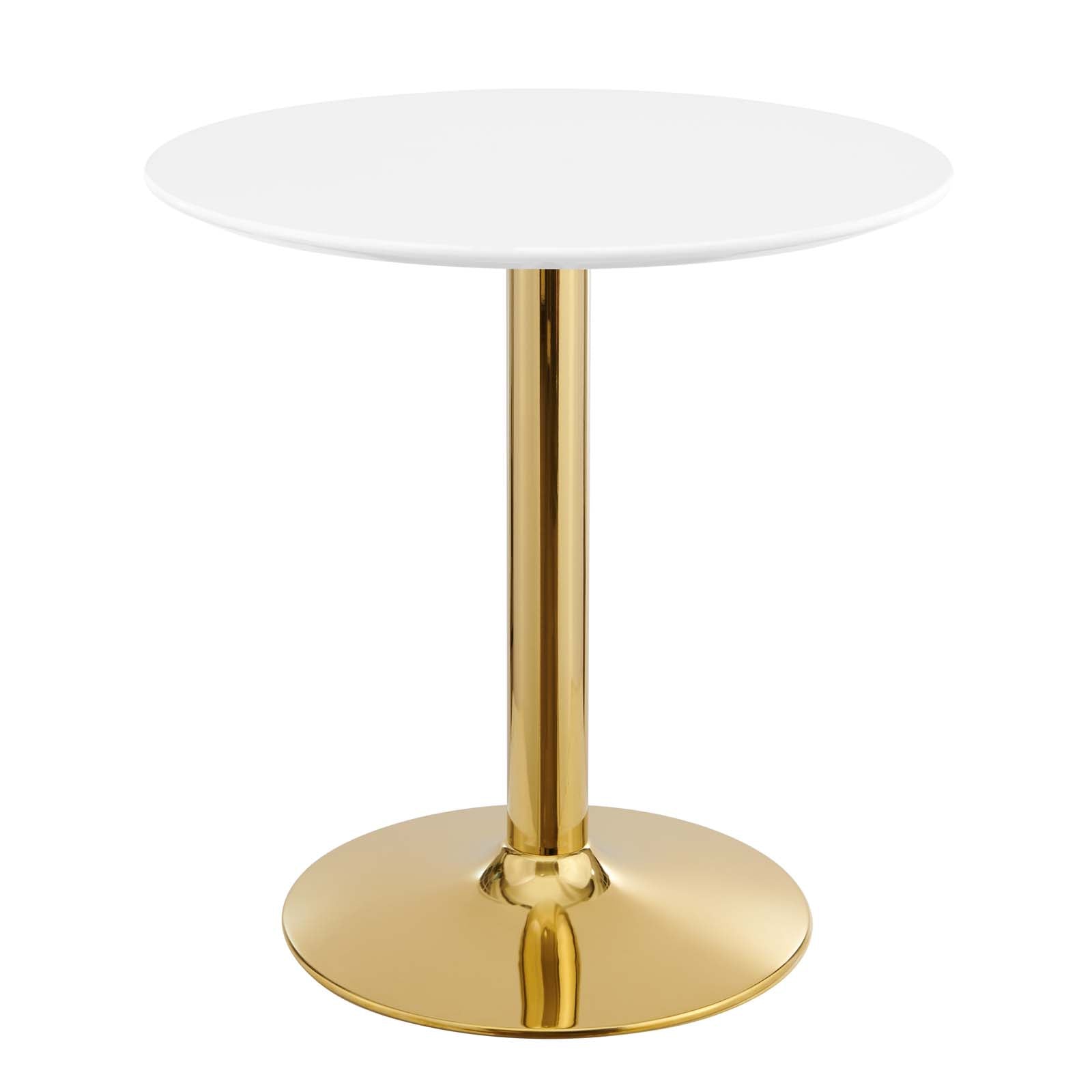 Modway Dining Tables - Verne 28" Dining Table Gold White