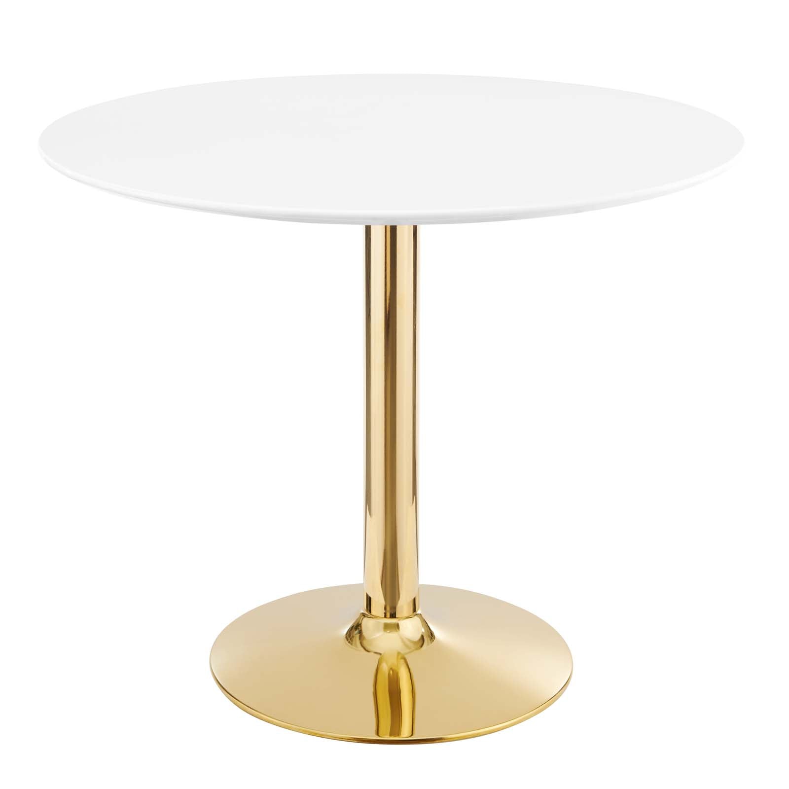 Modway Dining Tables - Verne-35"-Dining-Table-Gold-White