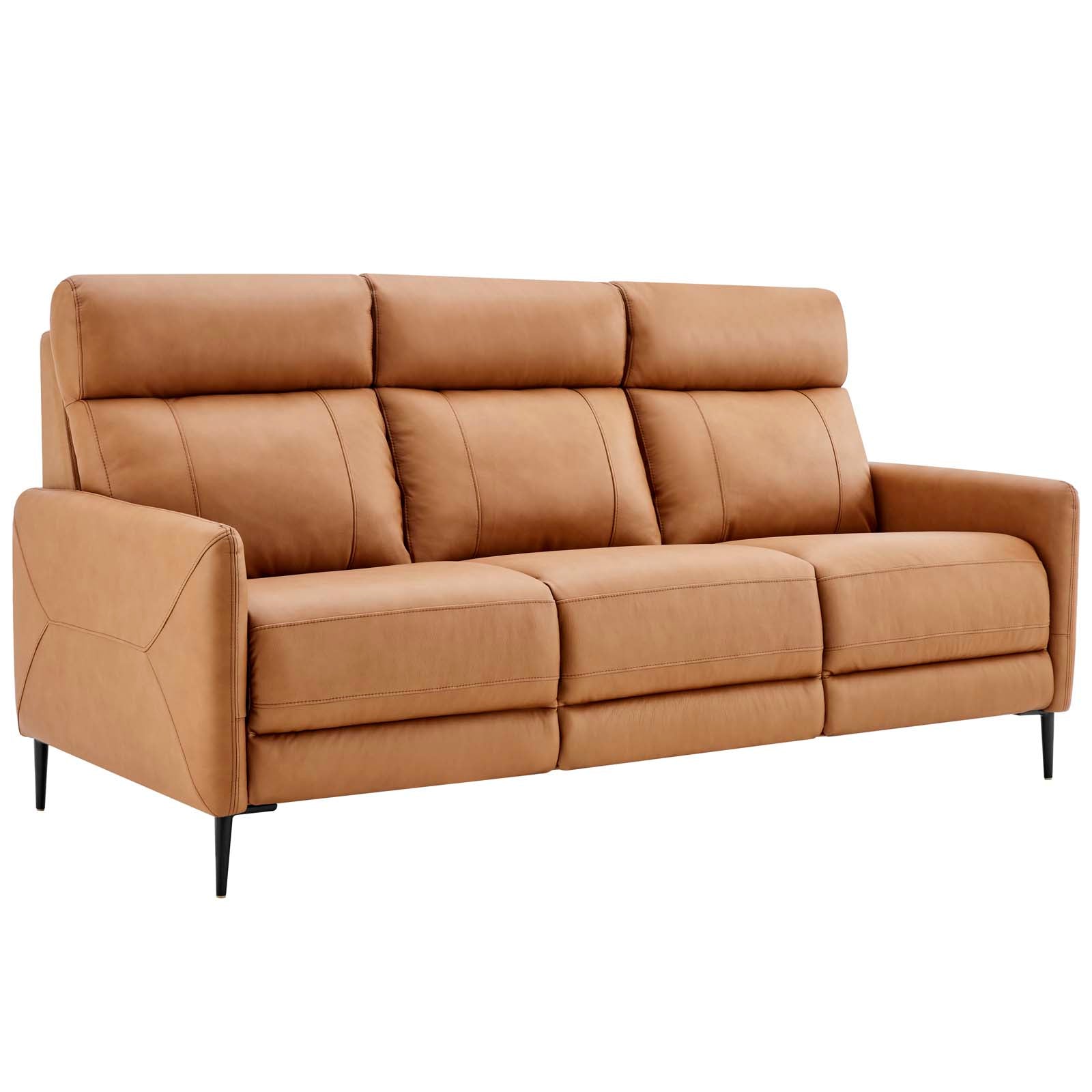 Modway Sofas & Couches - Huxley Leather Sofa Tan