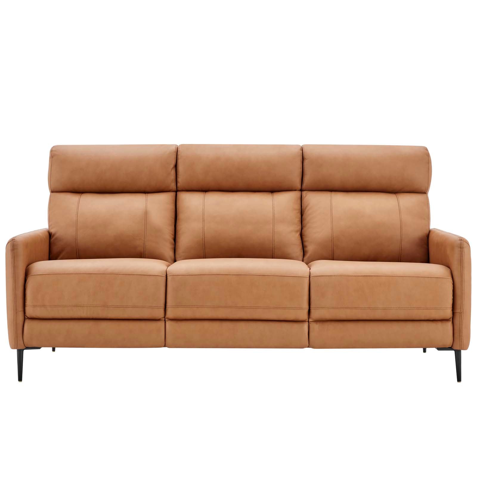 Modway Sofas & Couches - Huxley Leather Sofa Tan