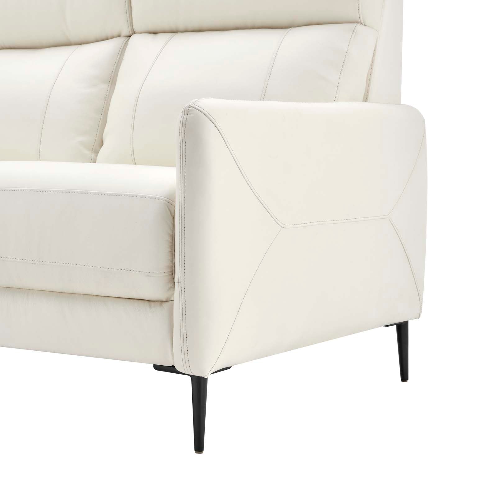 Modway Sofas & Couches - Huxley Leather Sofa White