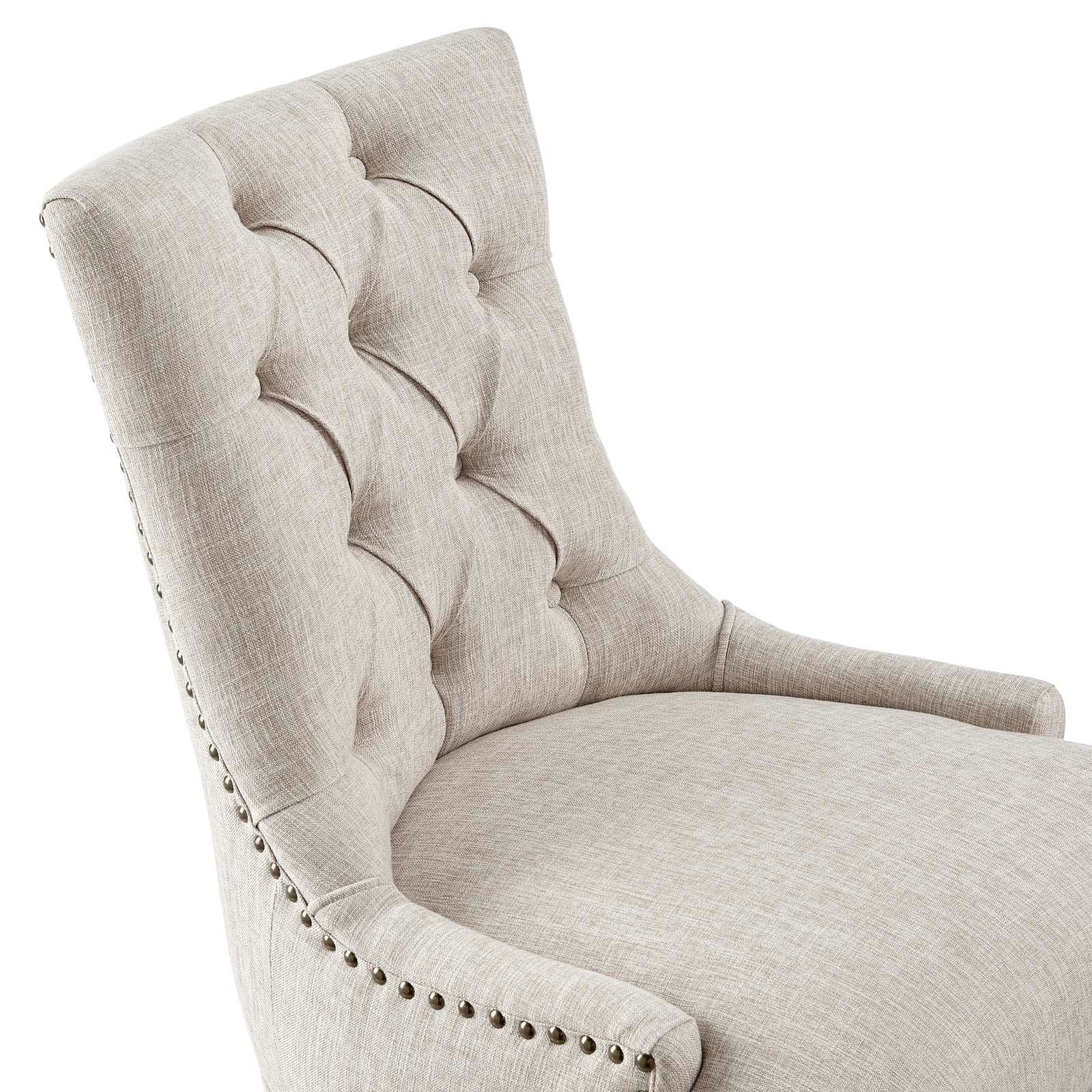 Modway Task Chairs - Regent Tufted Fabric Office Chair Black Beige