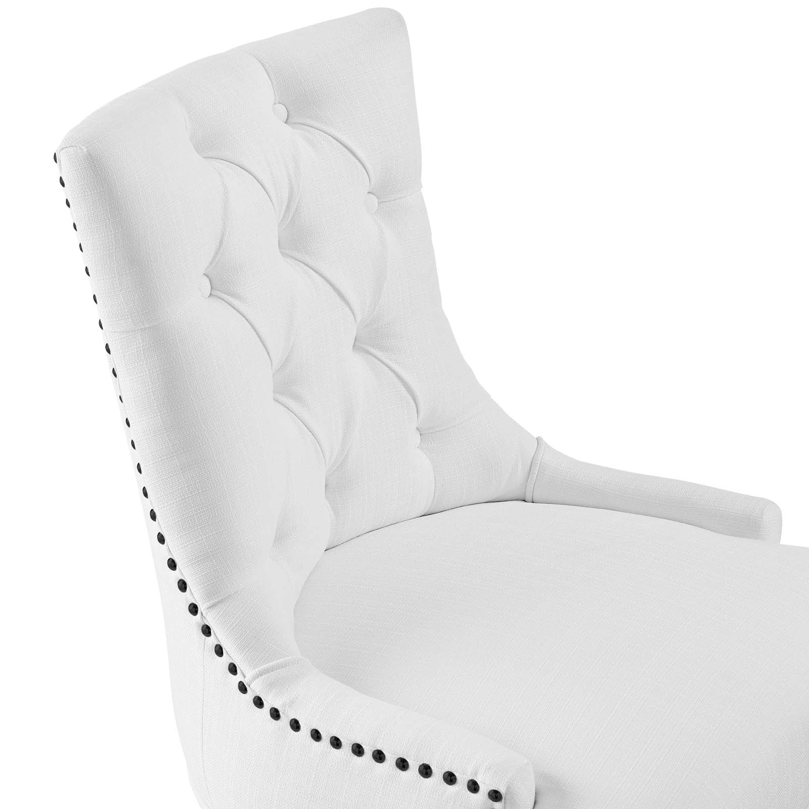 Modway Task Chairs - Regent Tufted Fabric Office Chair Black White