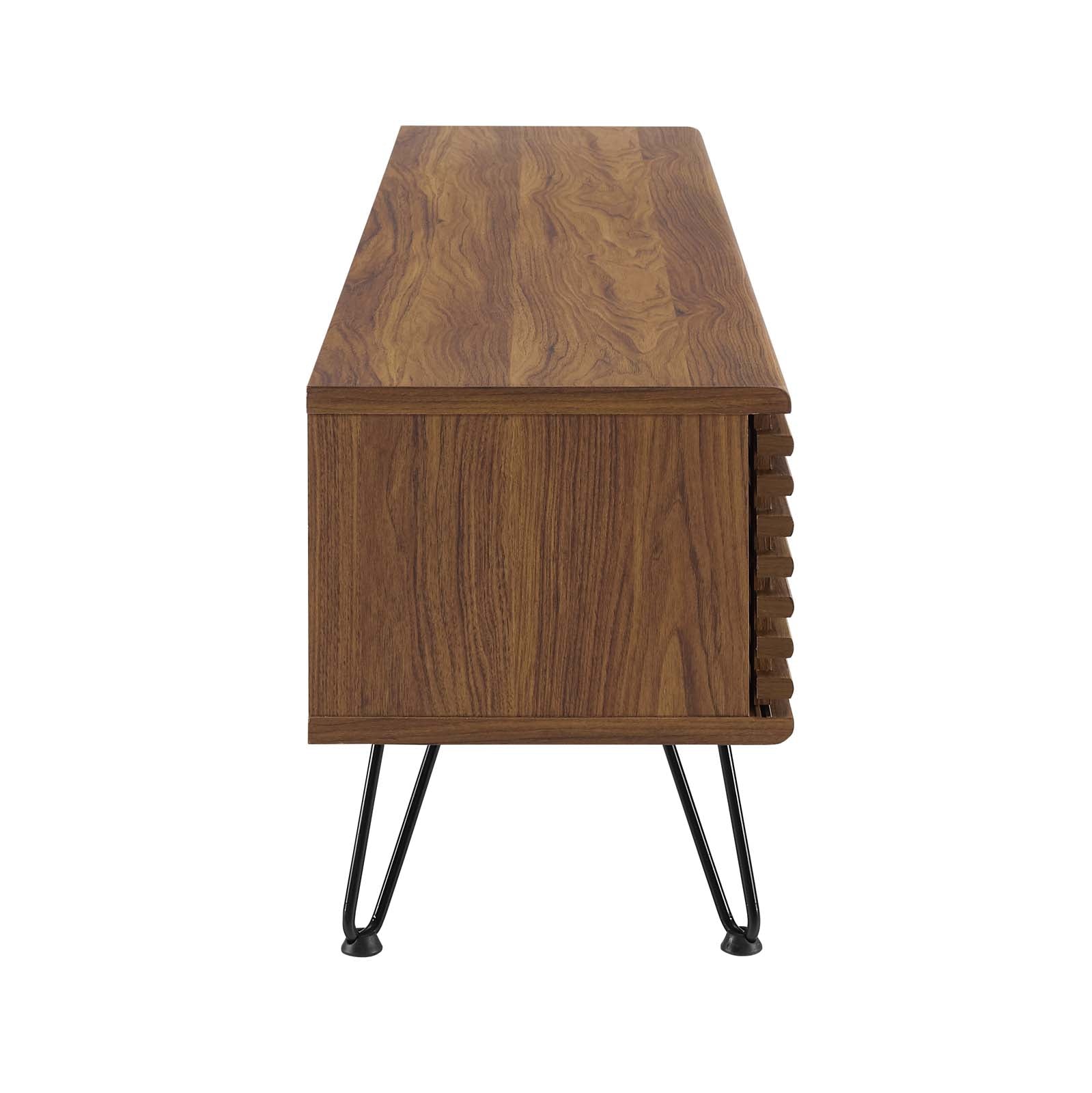 Modway TV & Media Units - Render 59" Media Console TV Stand Walnut