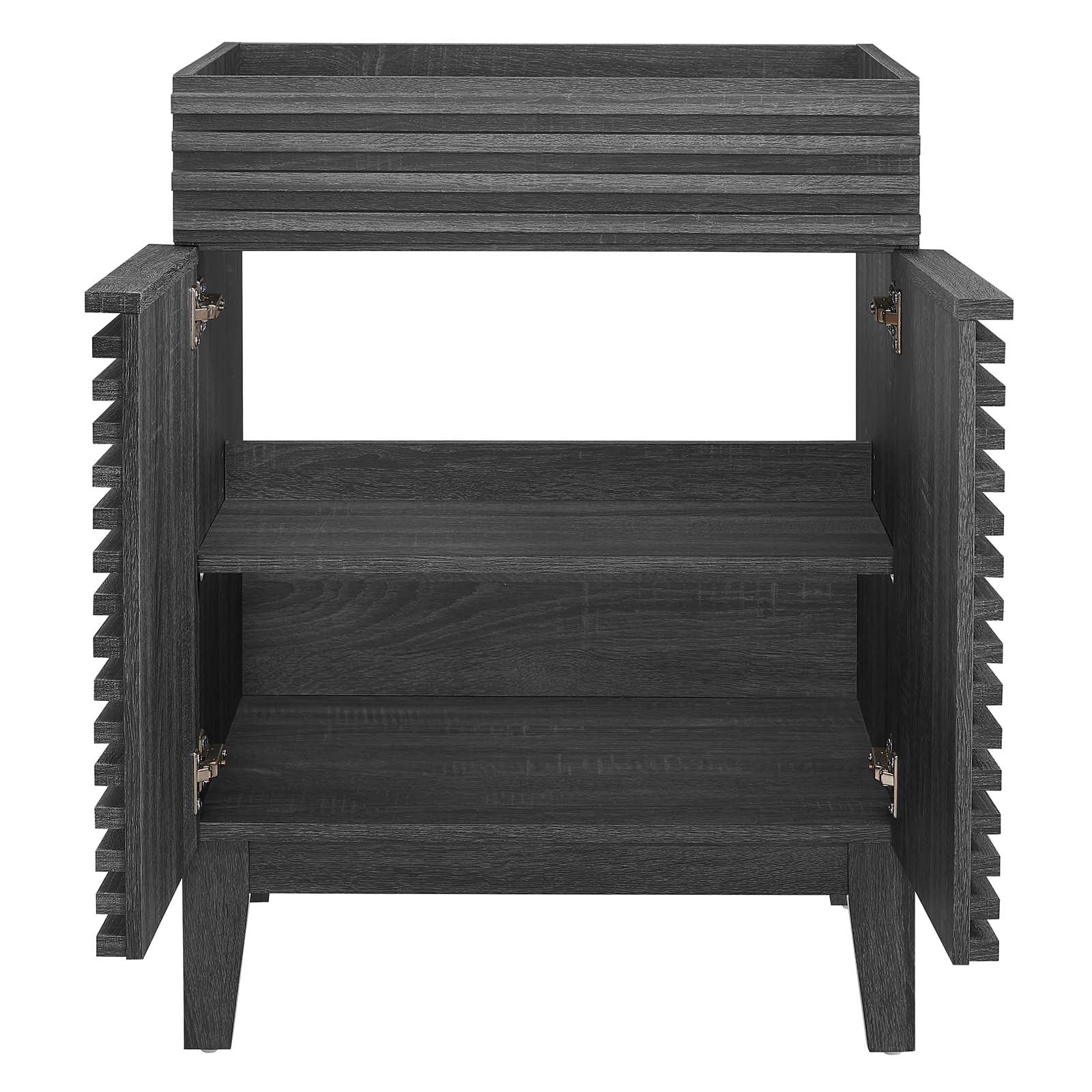 Modway Bathroom Vanity - Render Bathroom Vanity Cabinet (Sink Basin Not Included) Charcoal