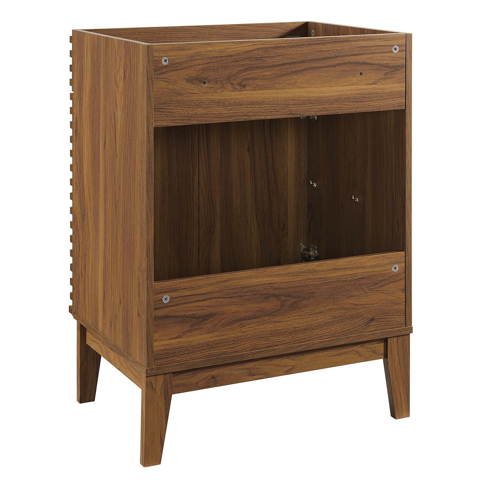 Modway Bathroom Vanity - Render Bathroom Vanity Cabinet (Sink Basin Not Included) Walnut