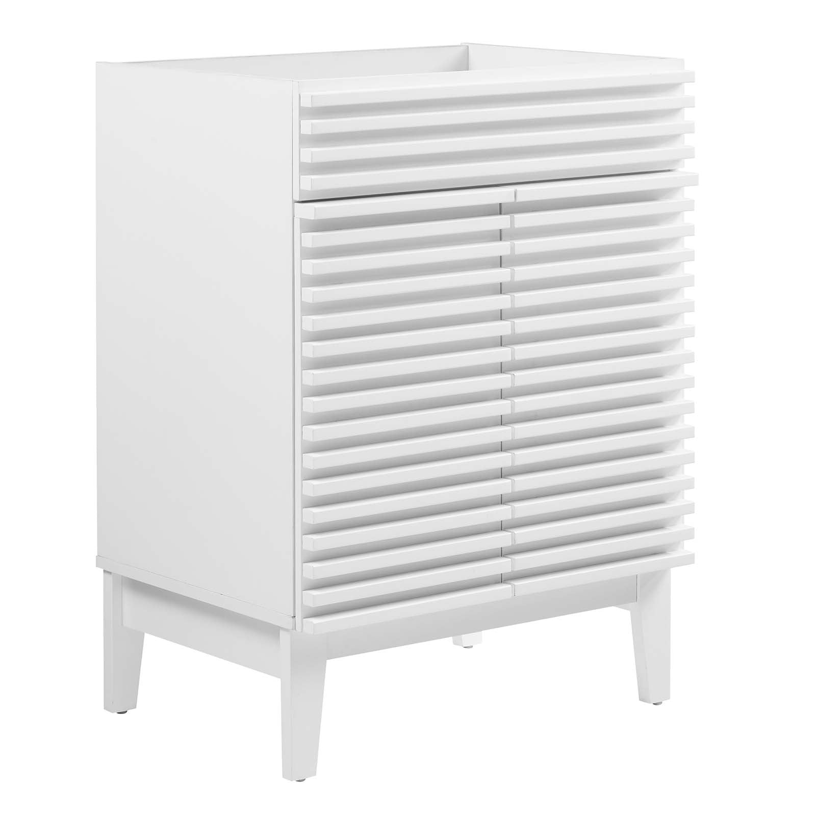 Modway Bathroom Vanity - Render-Bathroom-Vanity-Cabinet-(Sink-Basin-Not-Included)-White