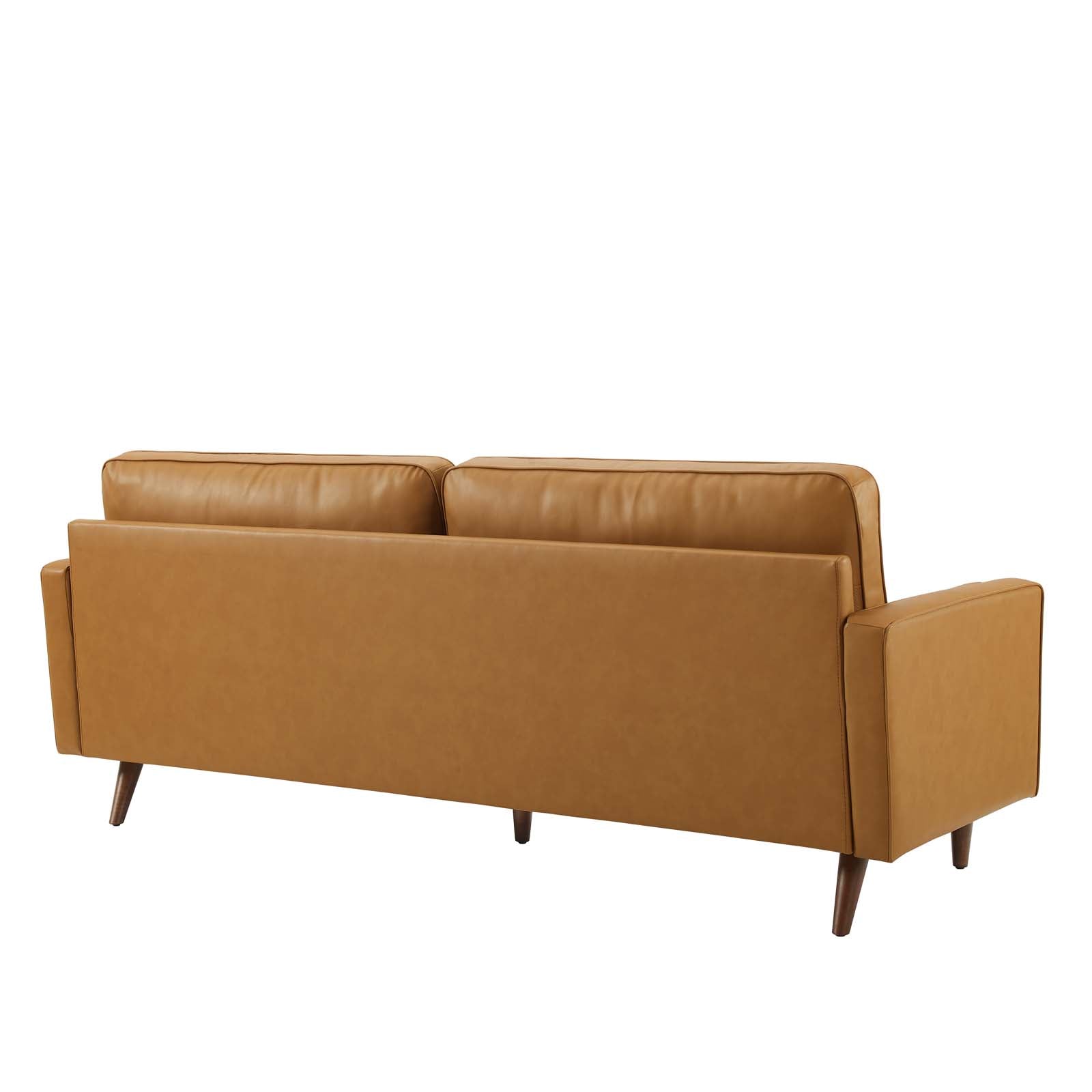 Modway Sofas & Couches - Valour 81" Leather Sofa Tan