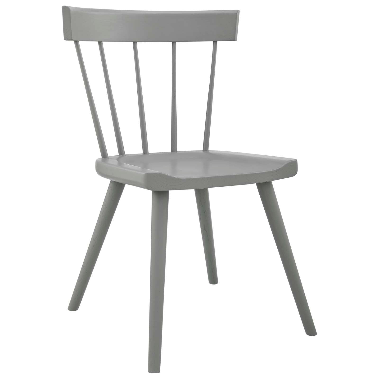 Modway Dining Chairs - Sutter Wood Dining Side Chair Light Gray